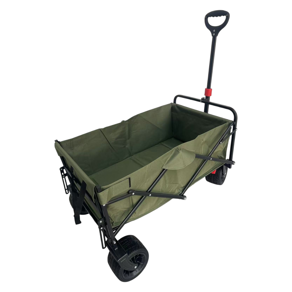 Fornorth Chariot de Jardin 115x61x105cm 100kg, olive