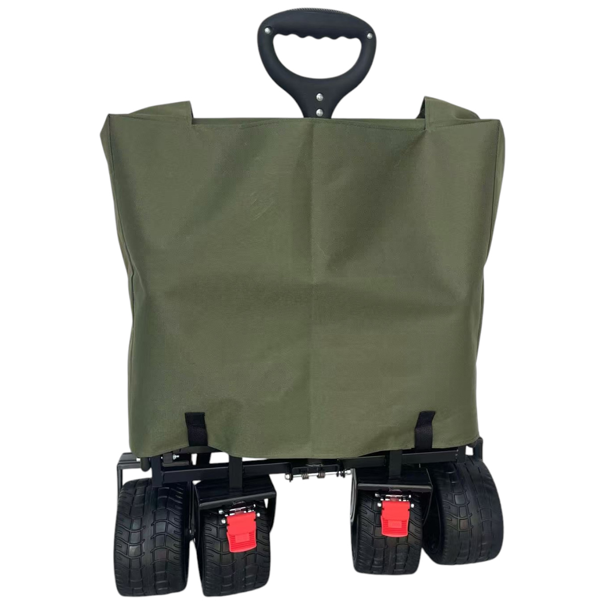 Fornorth Chariot de Jardin 115x61x105cm 100kg, olive