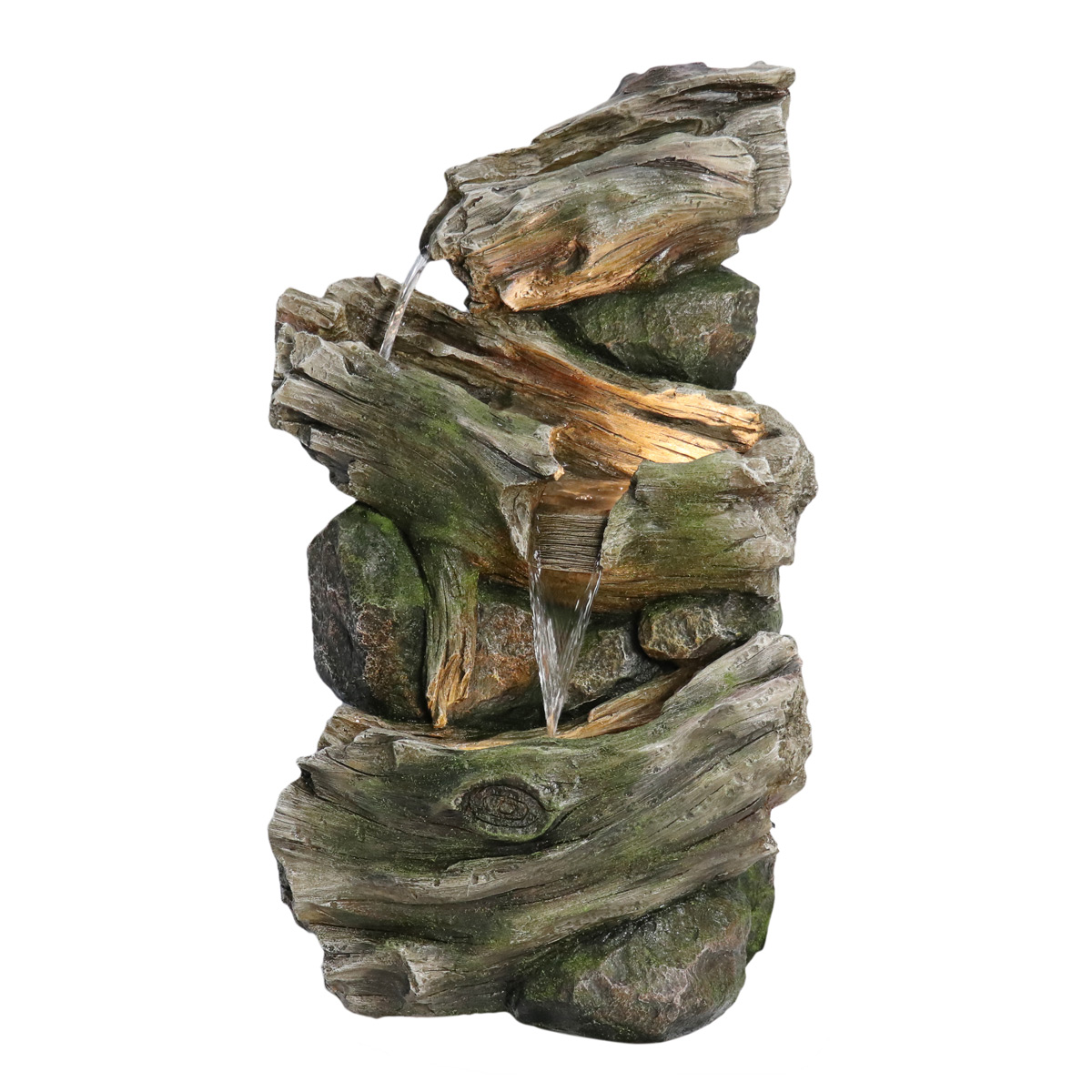 Lykke Springbrunnen Infinity mit LED-Beleuchtung