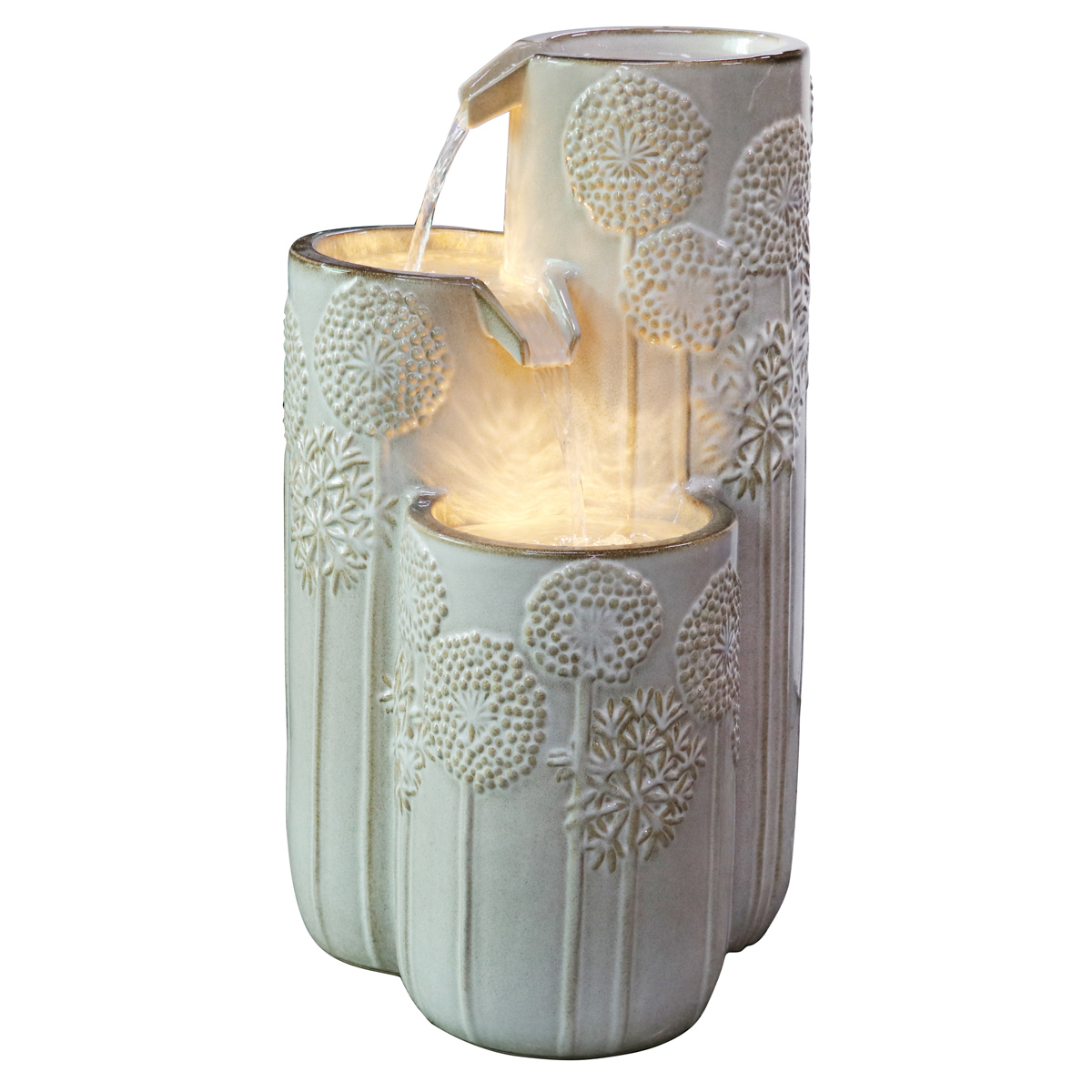 Lykke Springbrunnen Strahlende mit LED-Lichtern
