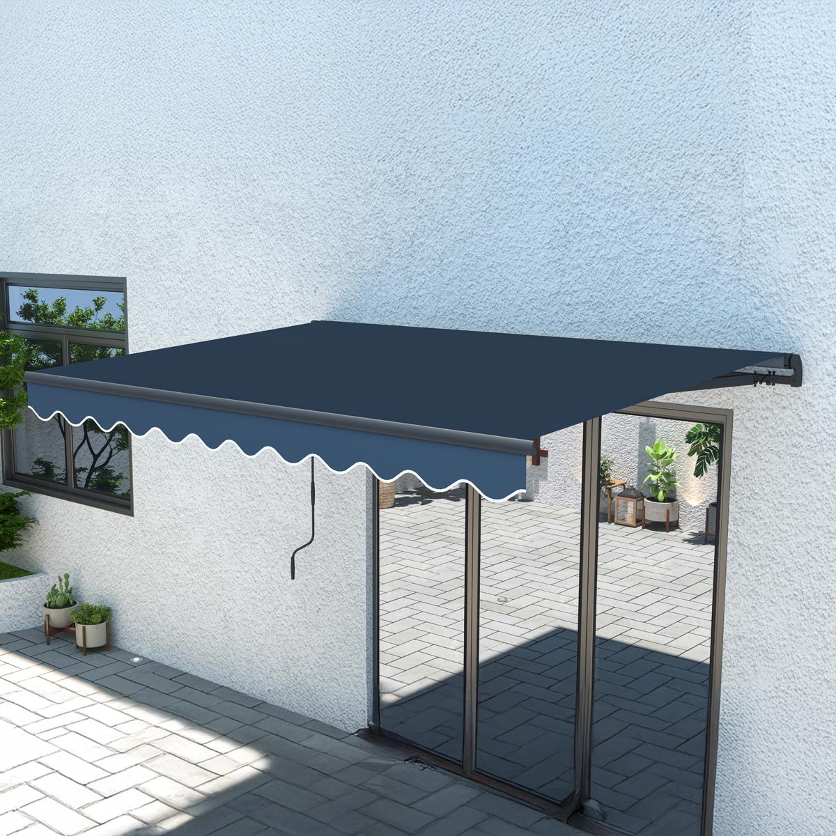 Lykke Markīze 2,95x2,5 m, tumši pelēka