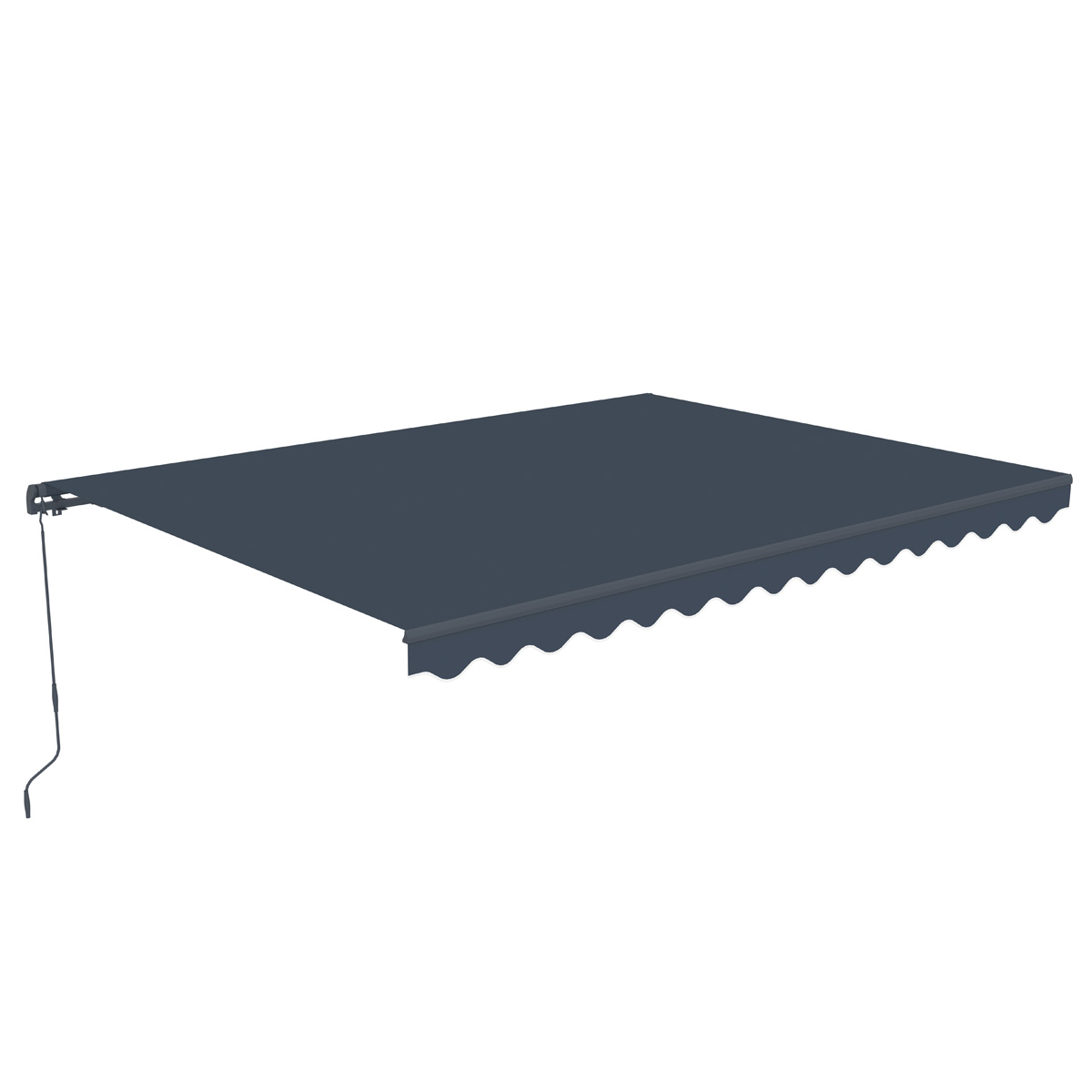 Lykke Markīze 3,95x3 m, tumši pelēka