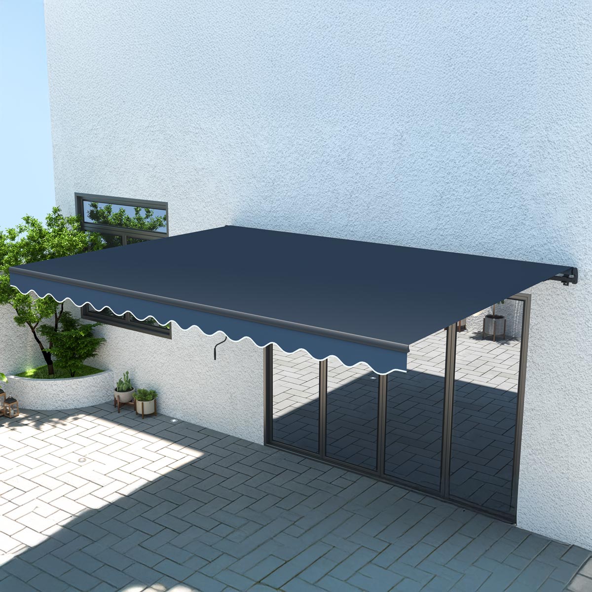 Lykke Markīze 3,95x3 m, tumši pelēka