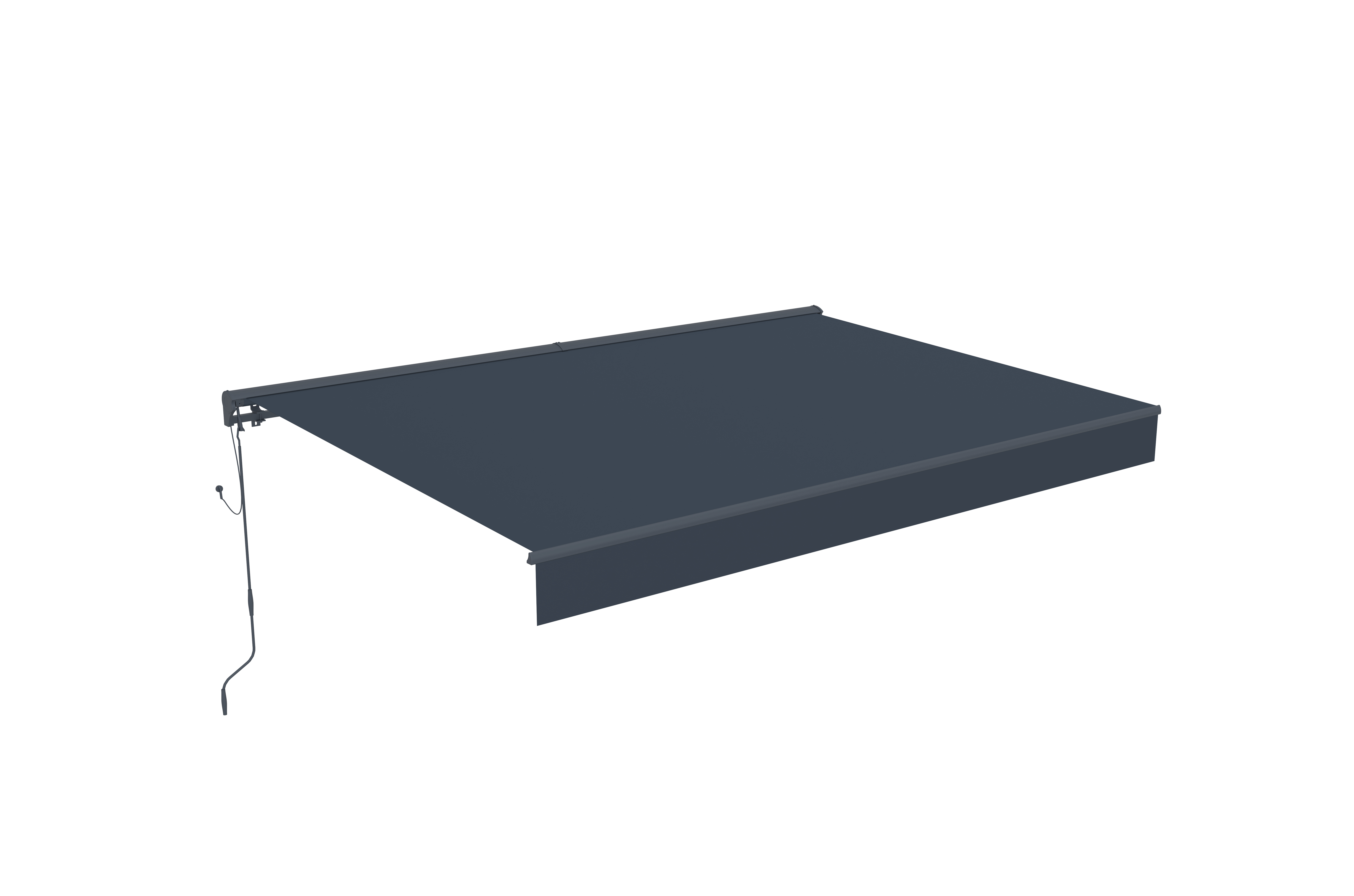 Lykke Half-Cassette Awning 3,95x3 m motorized, dark grey