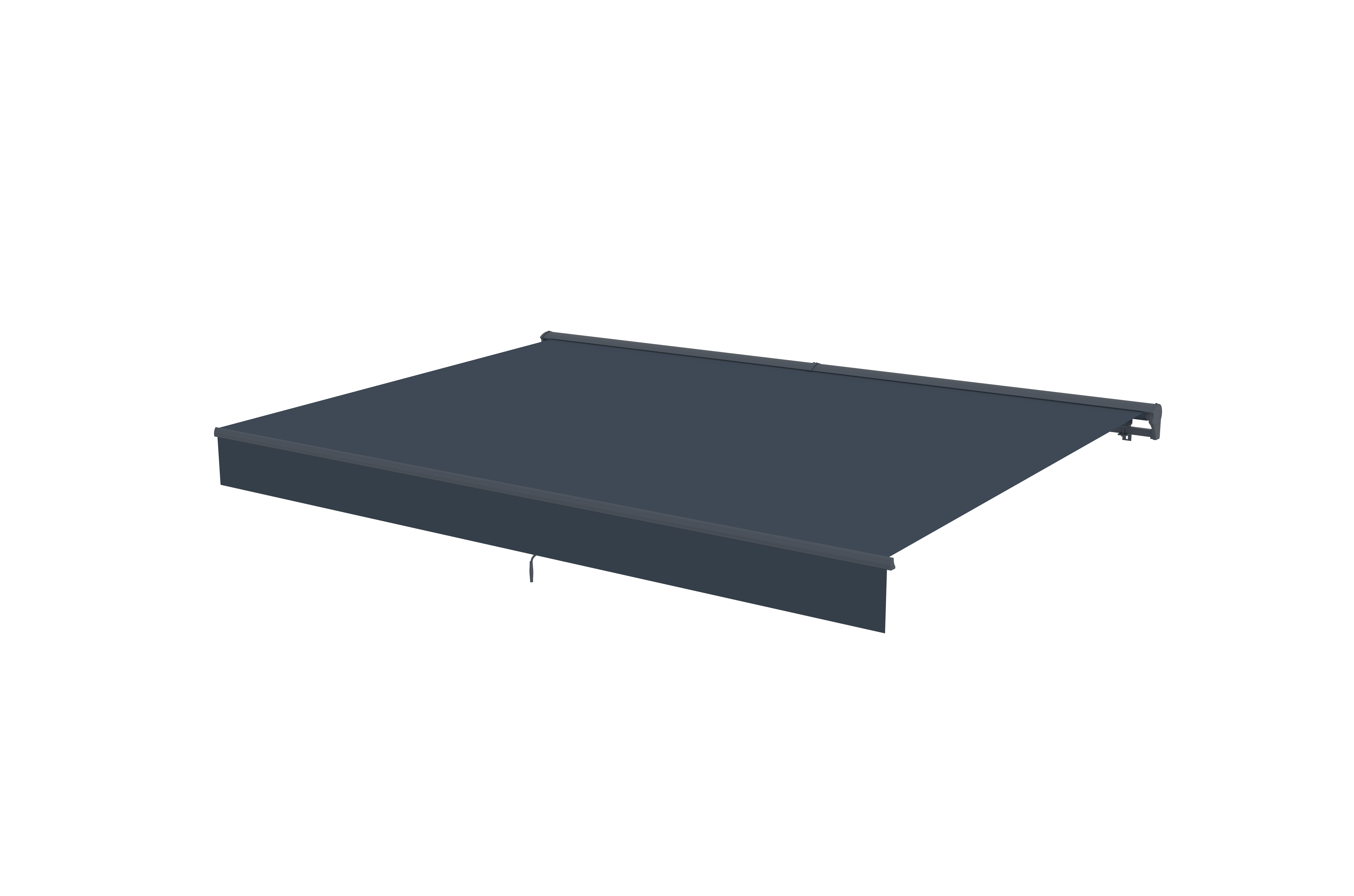 Lykke Half-Cassette Awning 3,95x3 m motorized, dark grey