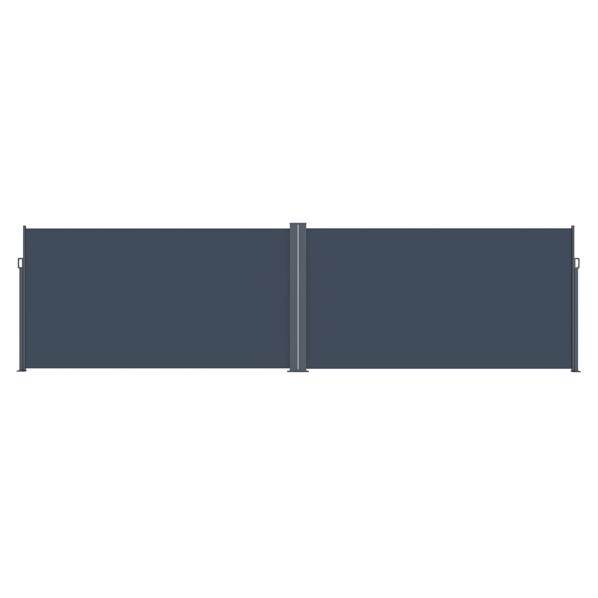 Lykke Side Awning 1.6x3 m(x2) double, dark grey