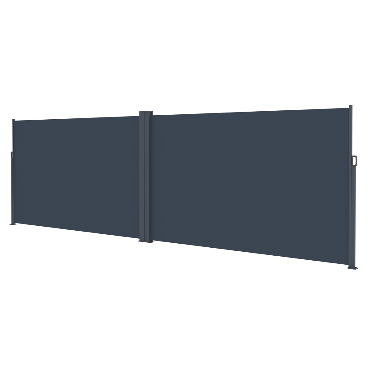 Lykke Sidomarkis 1,8x3 m(x2) dubbel, mörkgrå