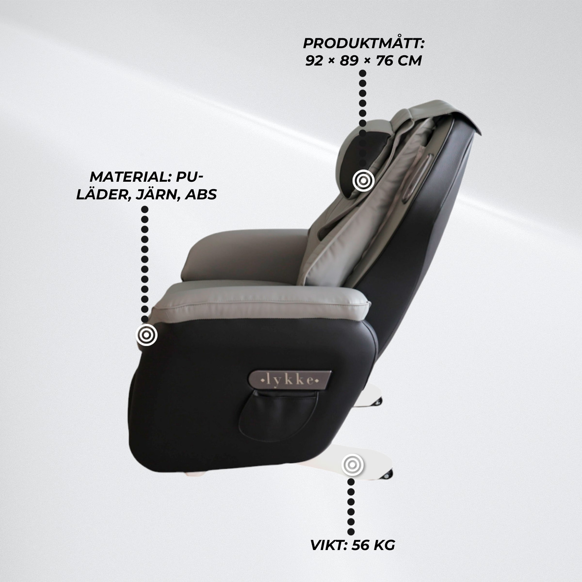 Lykke Massagestol Deluxe