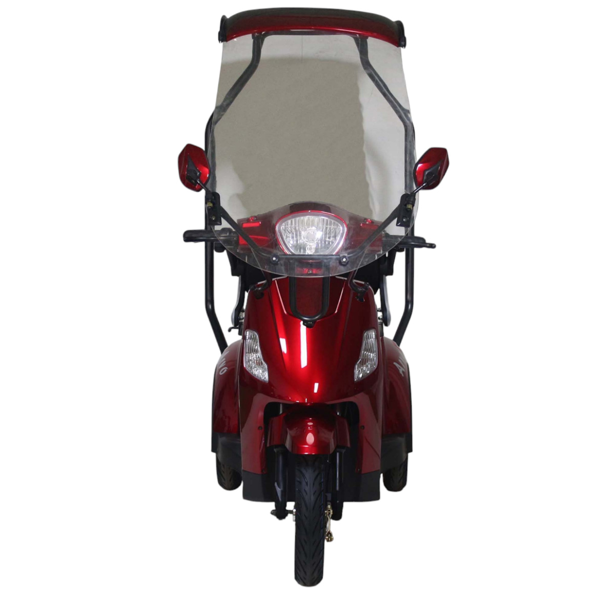 Arvo Promenadscooter med tak P500 Röd