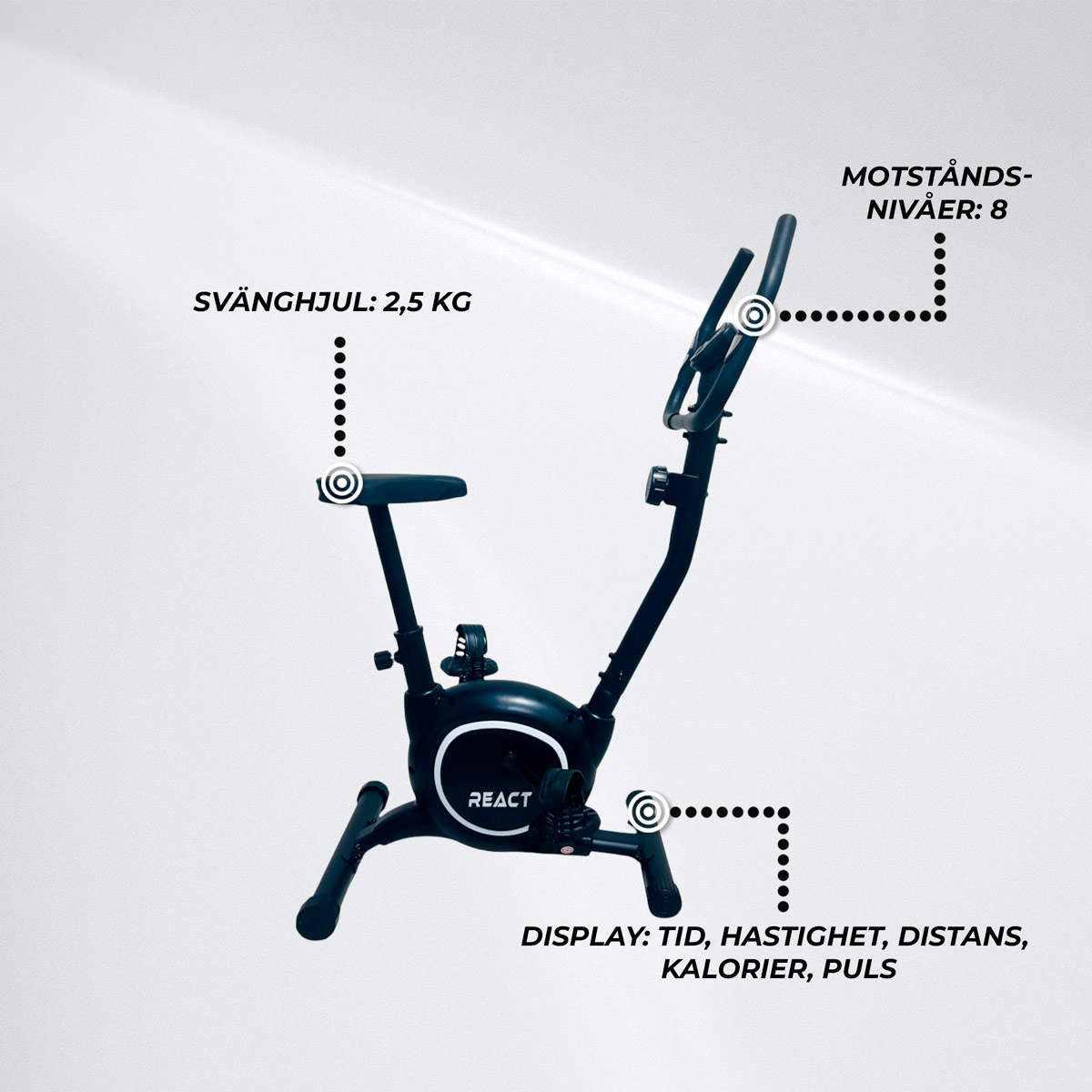React Exercise Bike 250