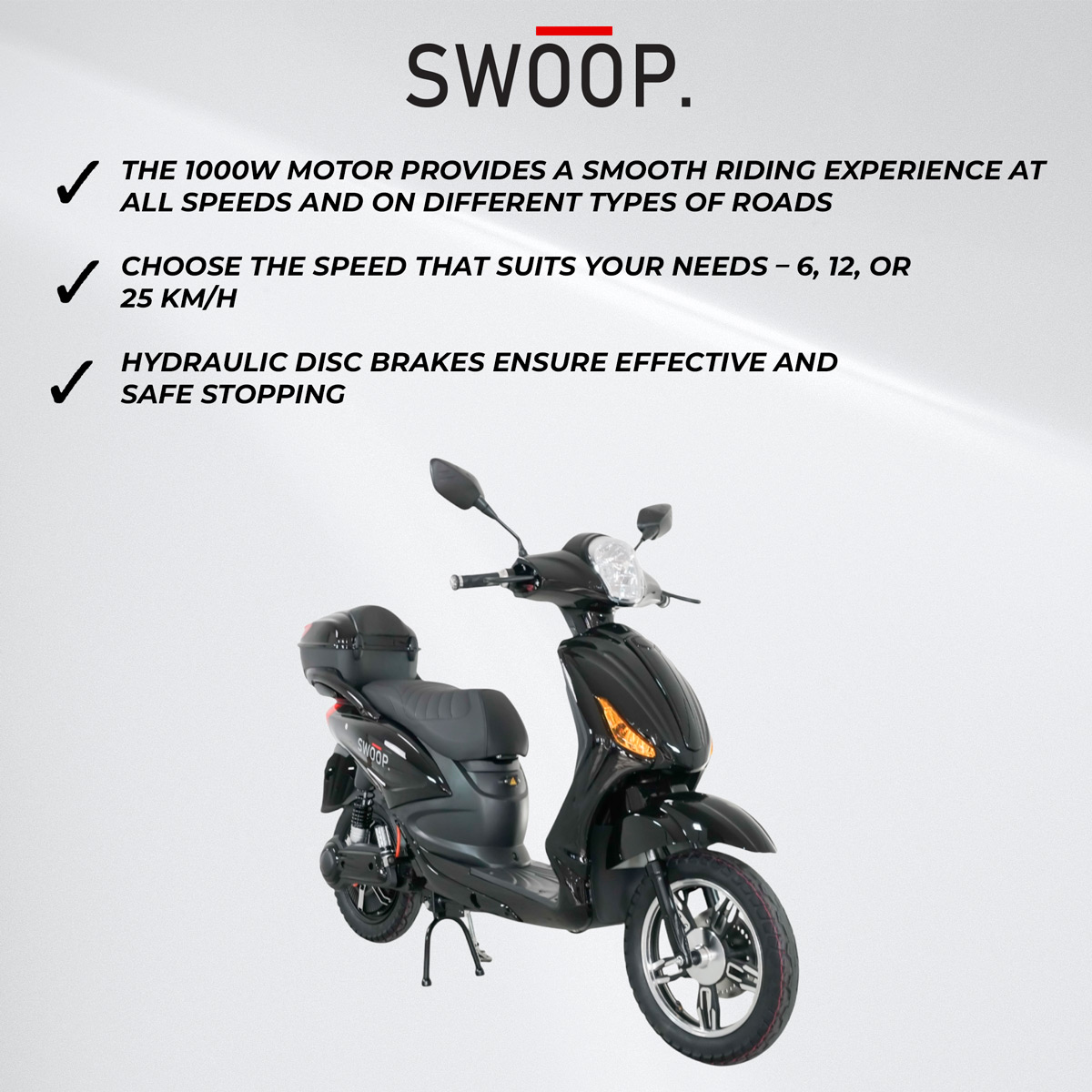 Swoop Electric Scooter City Black