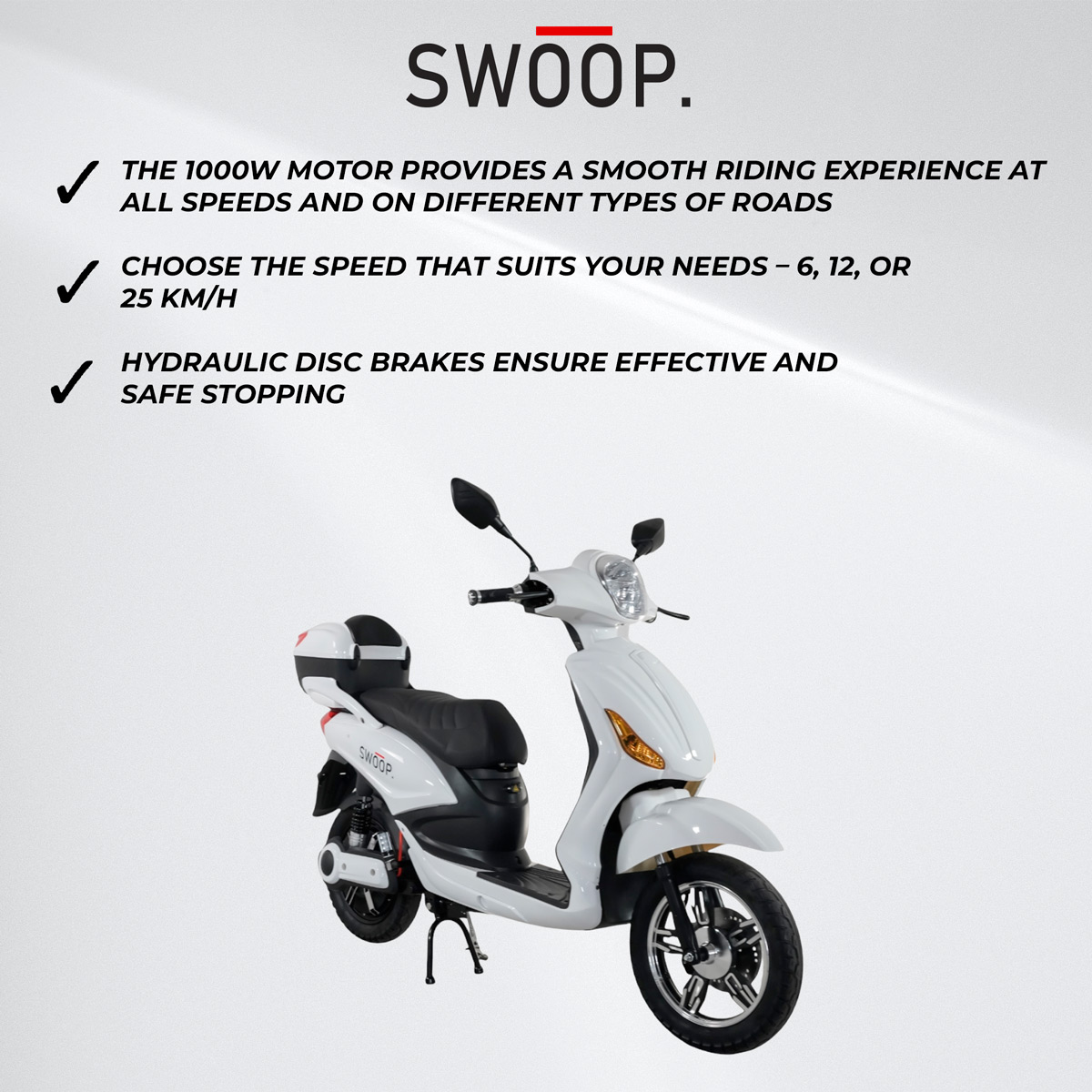 Swoop Electric Scooter City White