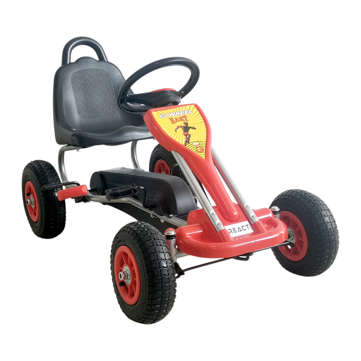 React Pedāļu Kartings Formula Red