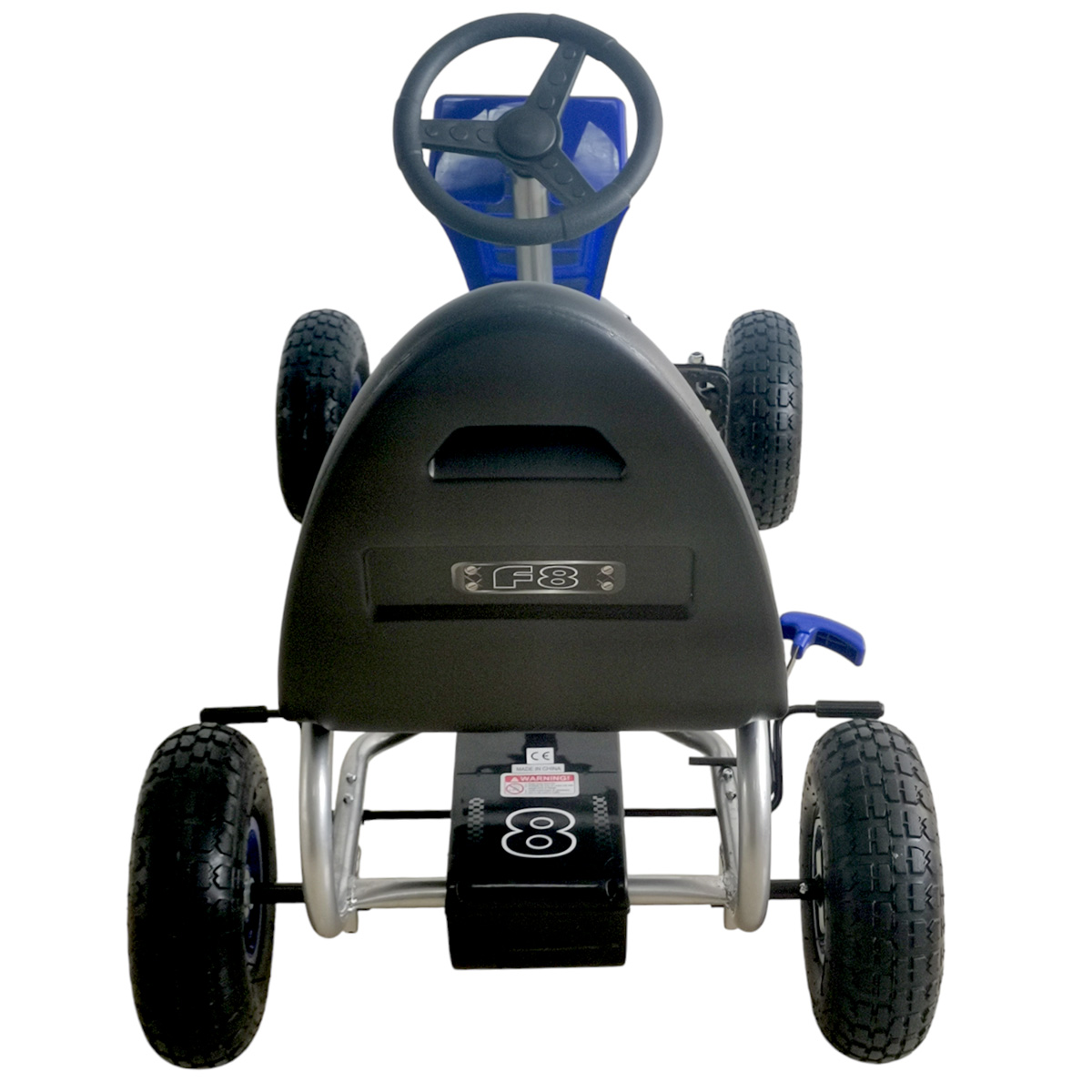 React Pedāļu Kartings Racer Blue