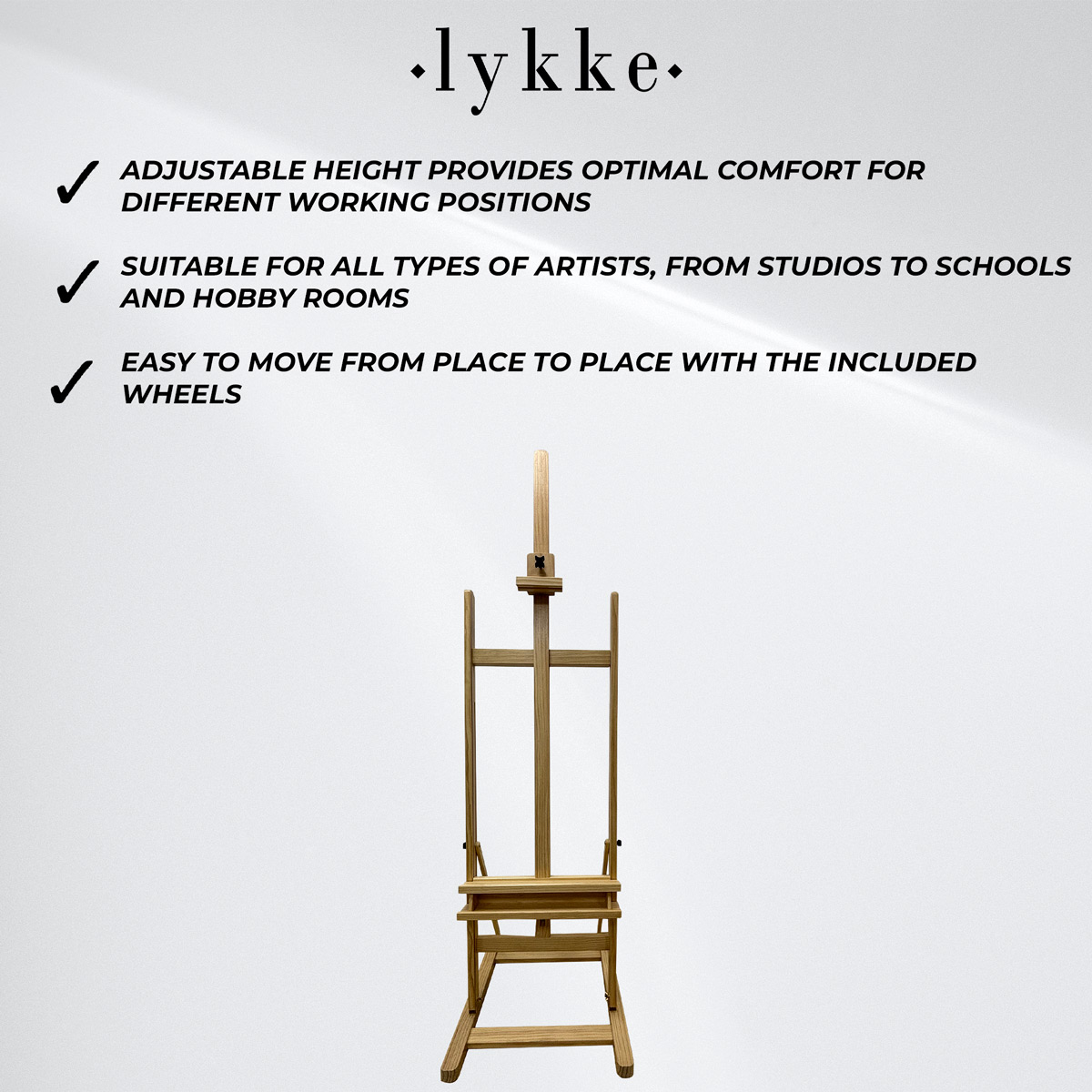 Lykke Easel Pro 230x53x51 cm