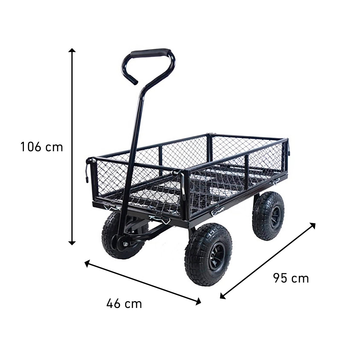 Fornorth Trädgårdsvagn 106x46x95cm