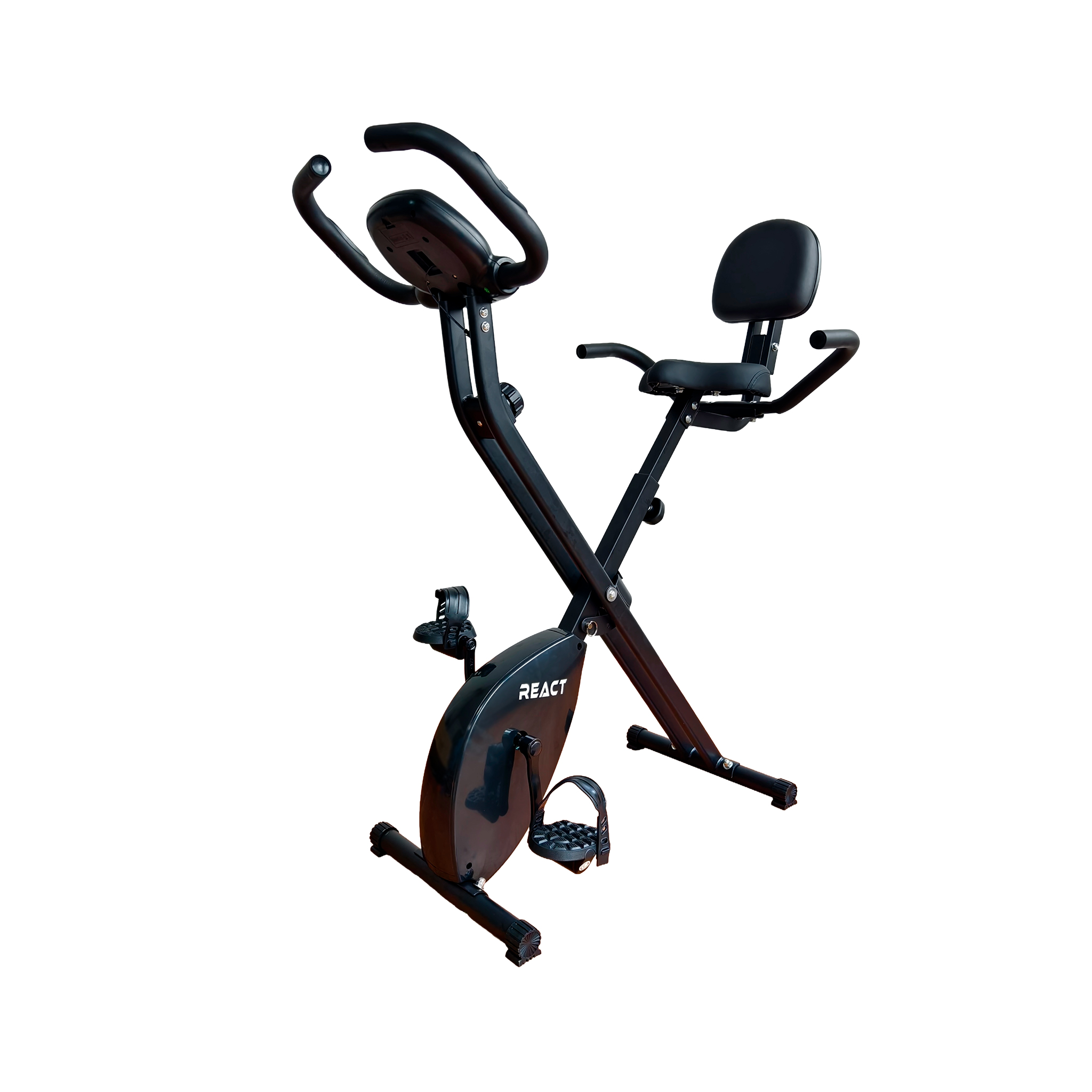 Vélo d'appartement pliable avec dossier React