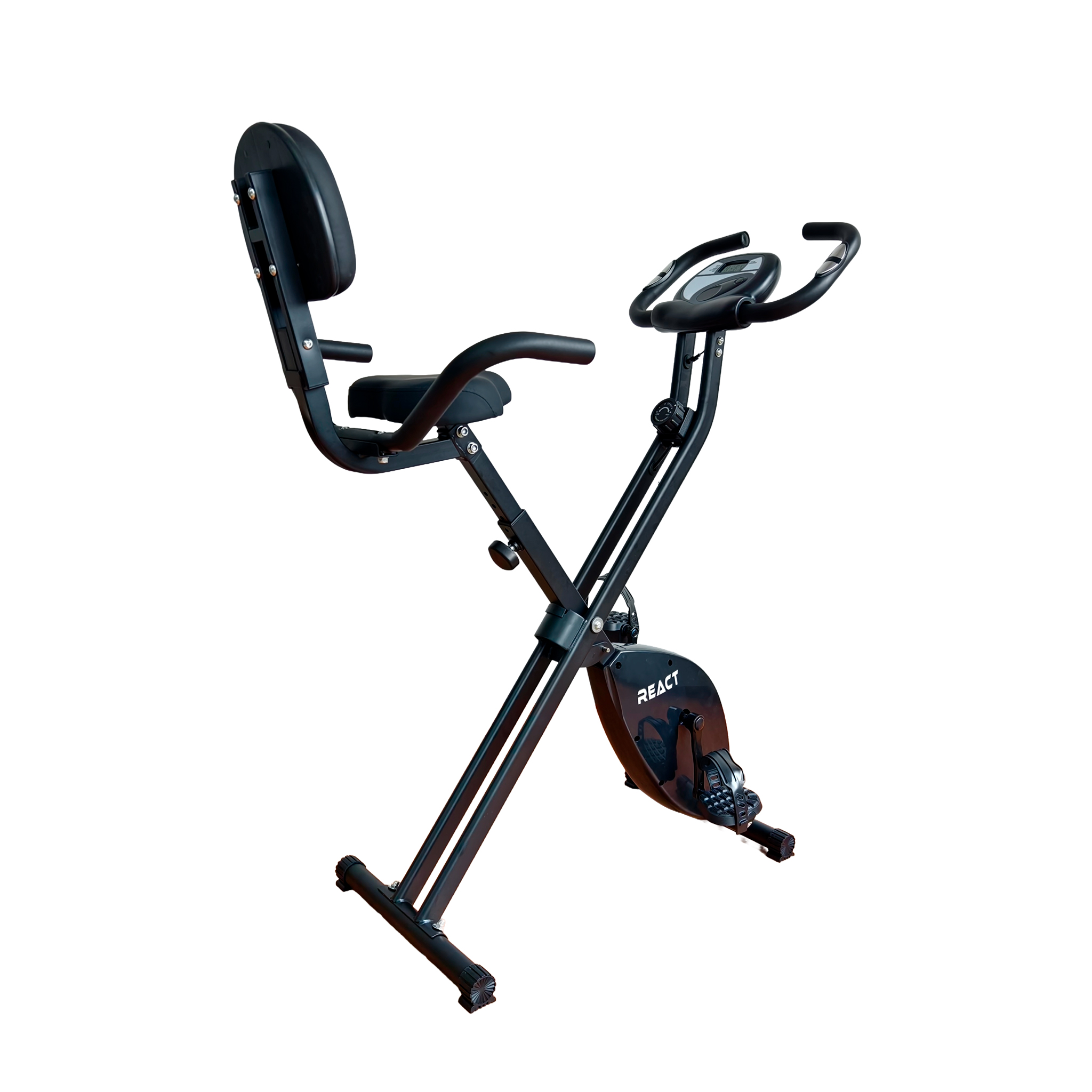 React Exercise Bike Foldable with Backrest