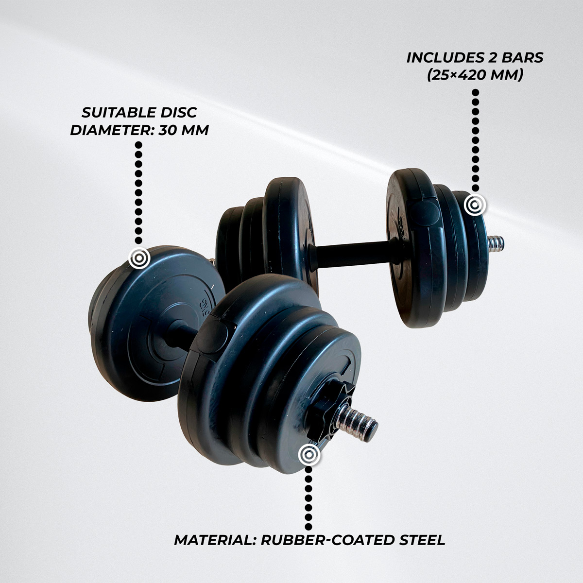 React Dumbbell Set 20KG
