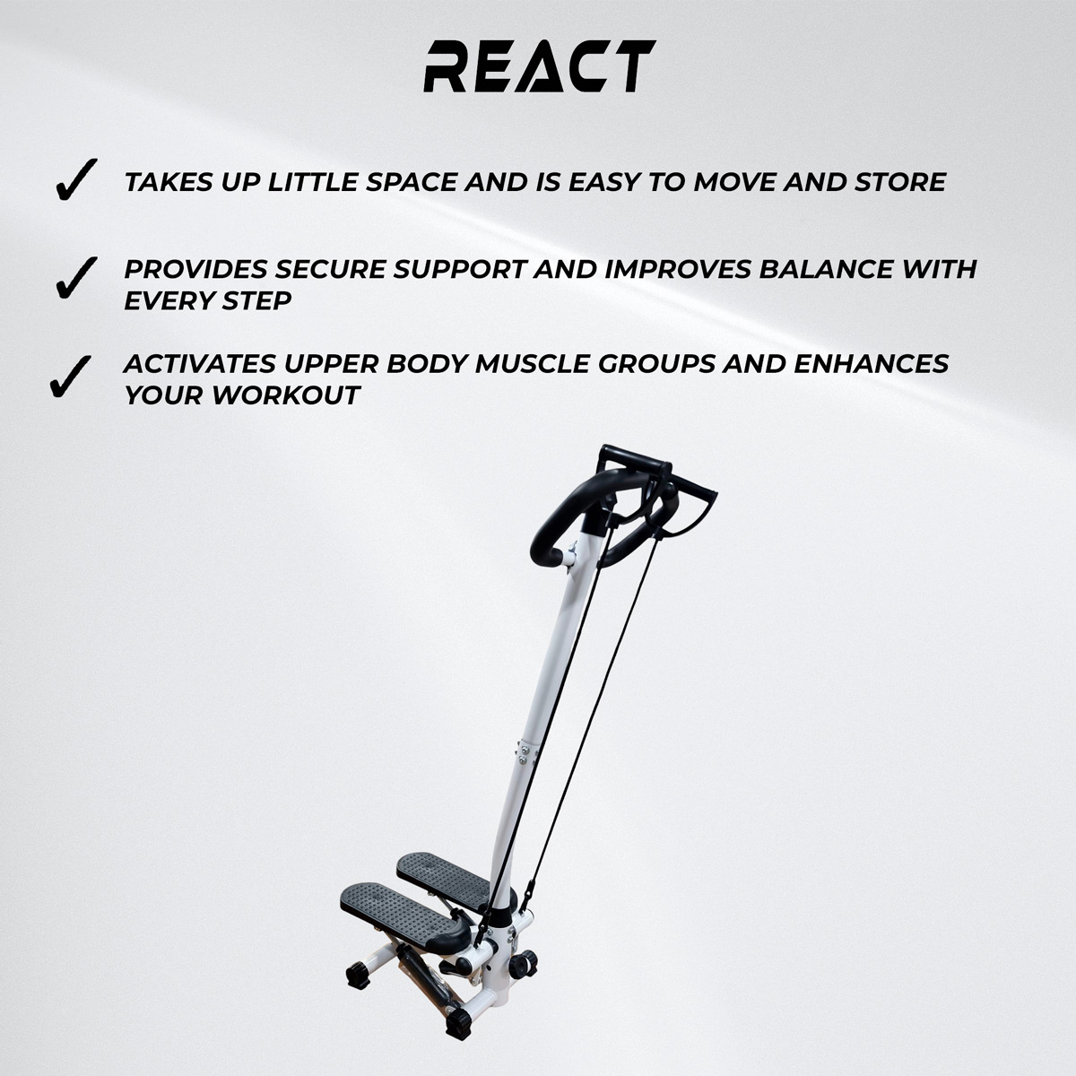 React Mini Stepper 200 with Armrest