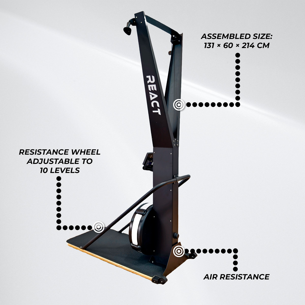 React Ski Machine Air