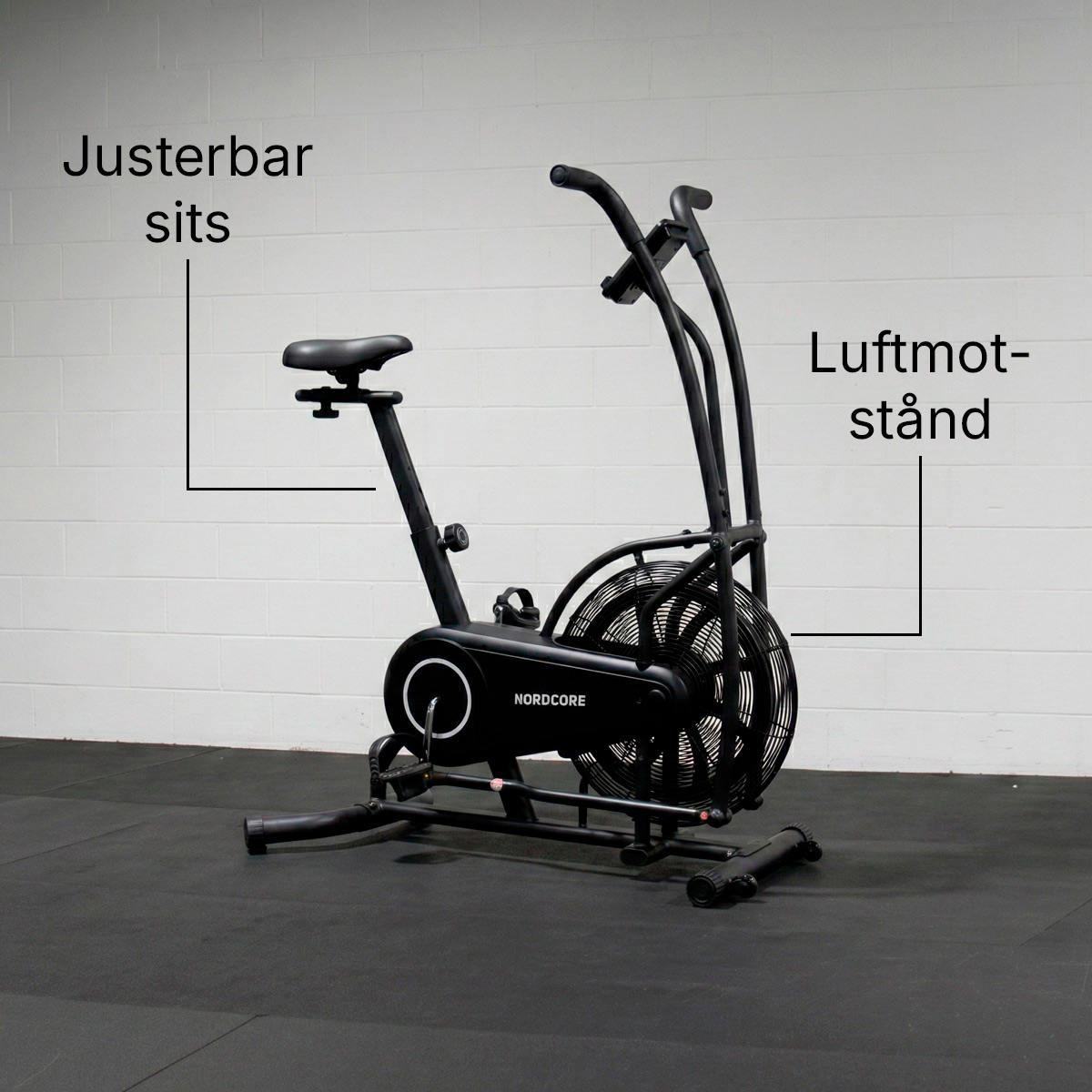 Nordcore Air Bike 300 Luftmotståndscykel