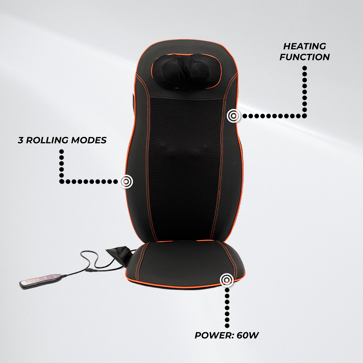 Lykke Massage Chair Pad Shiatsu Premium