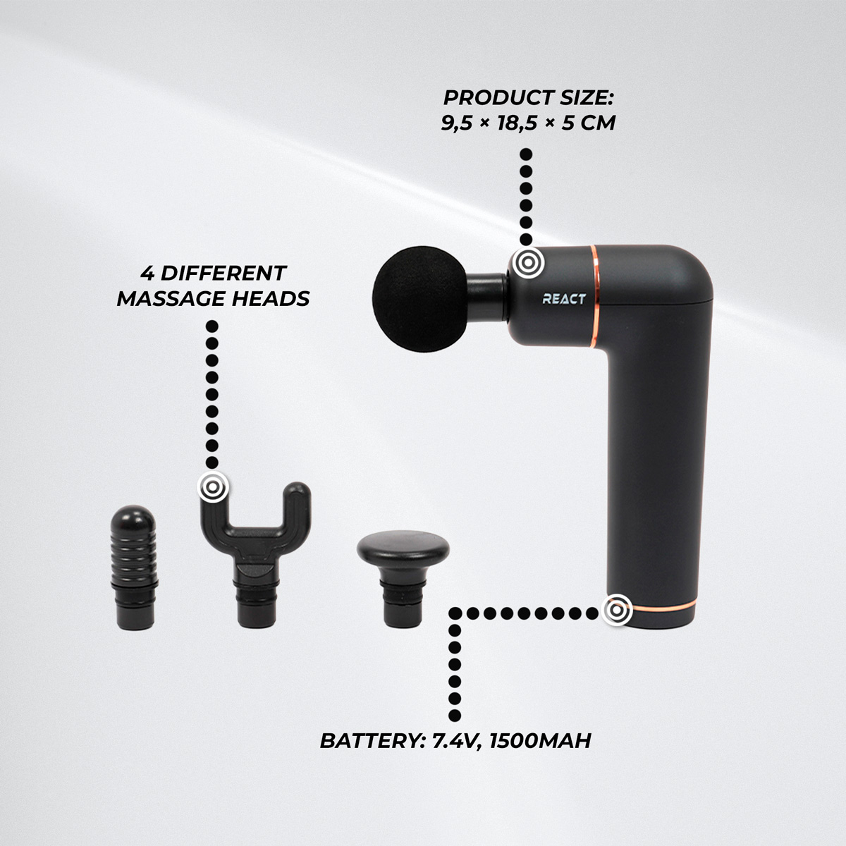 React Massage Gun Mini