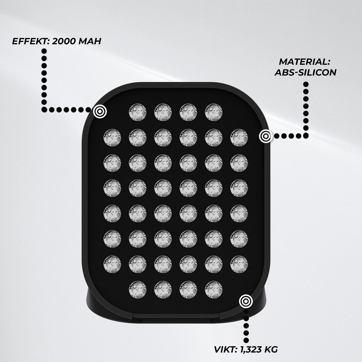 Lykke Rödljuslampa Röd LED Pro