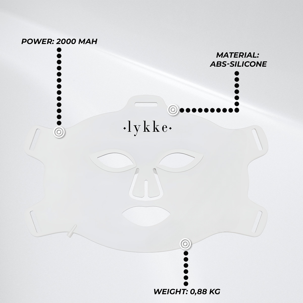 Lykke Red Light Therapy Device Mask LED Pro