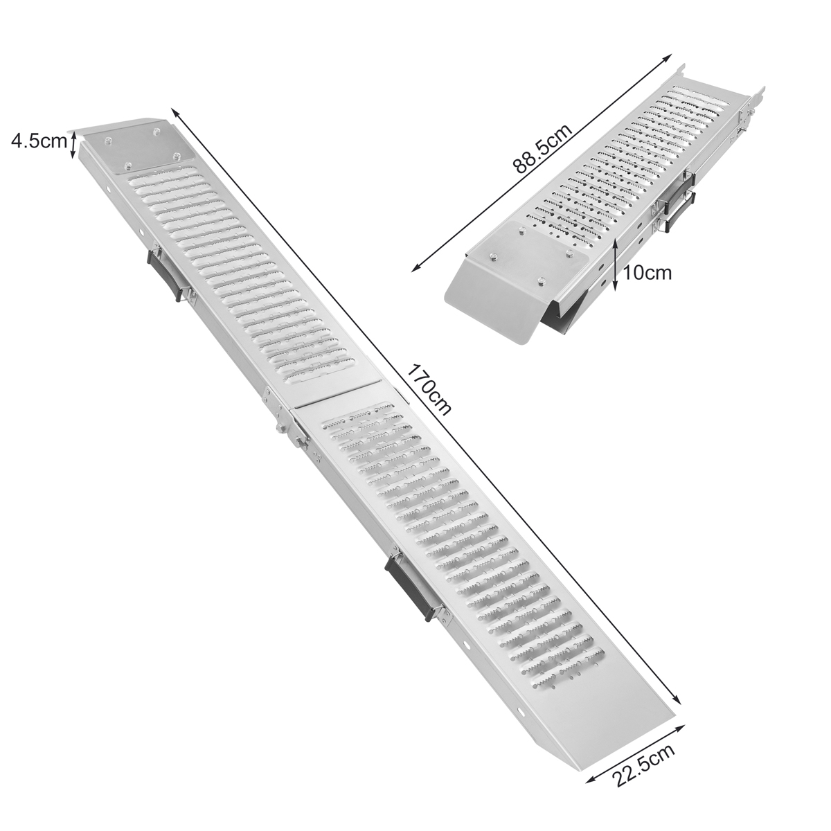 Fornorth Car Ramp Foldable 89x26x11cm 200kg