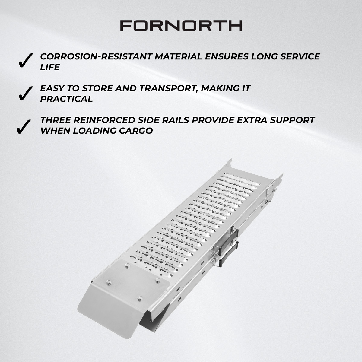 Fornorth Car Ramp Foldable 89x26x11cm 200kg