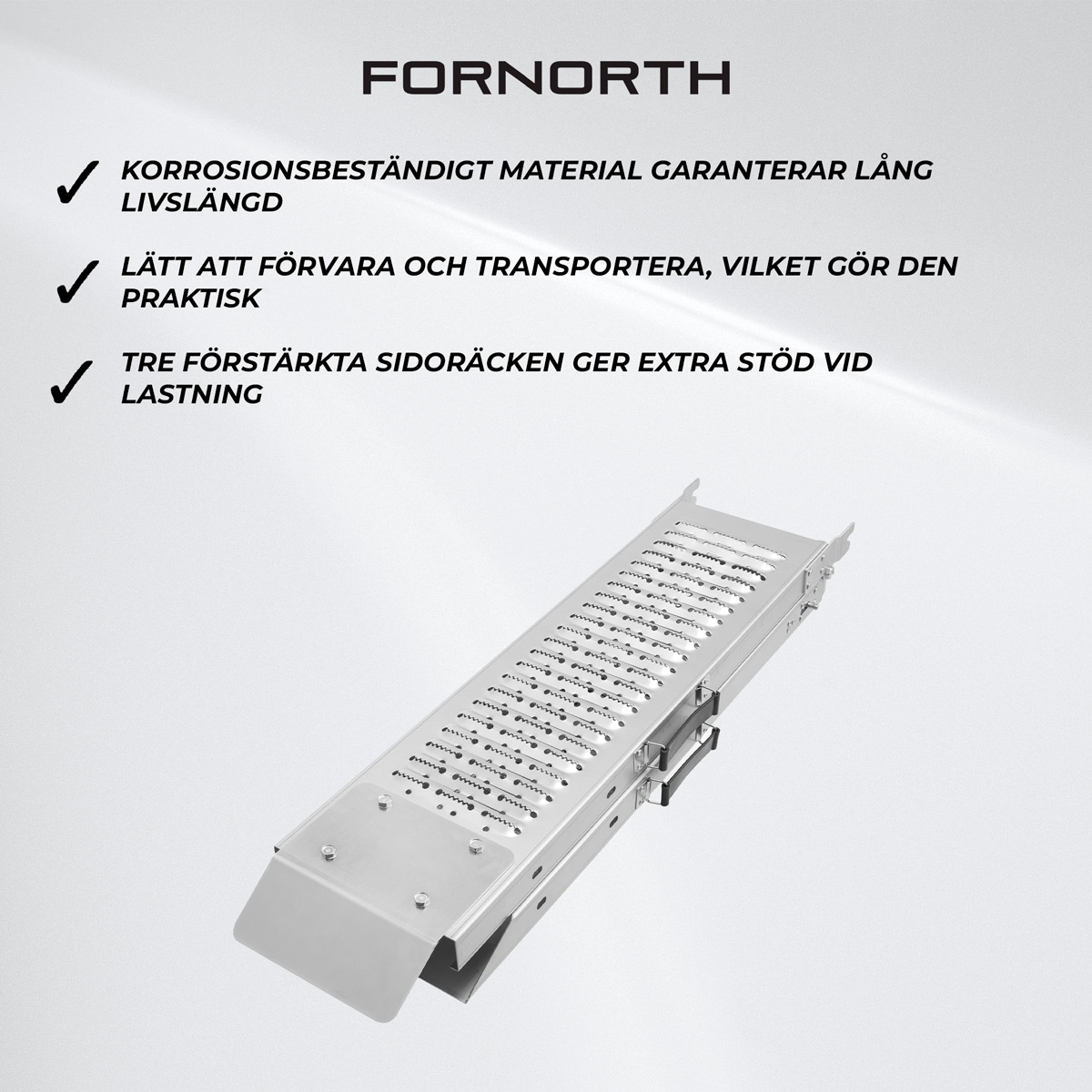 Fornorth Lastramp Hopfällbar 89x26x11cm 200kg