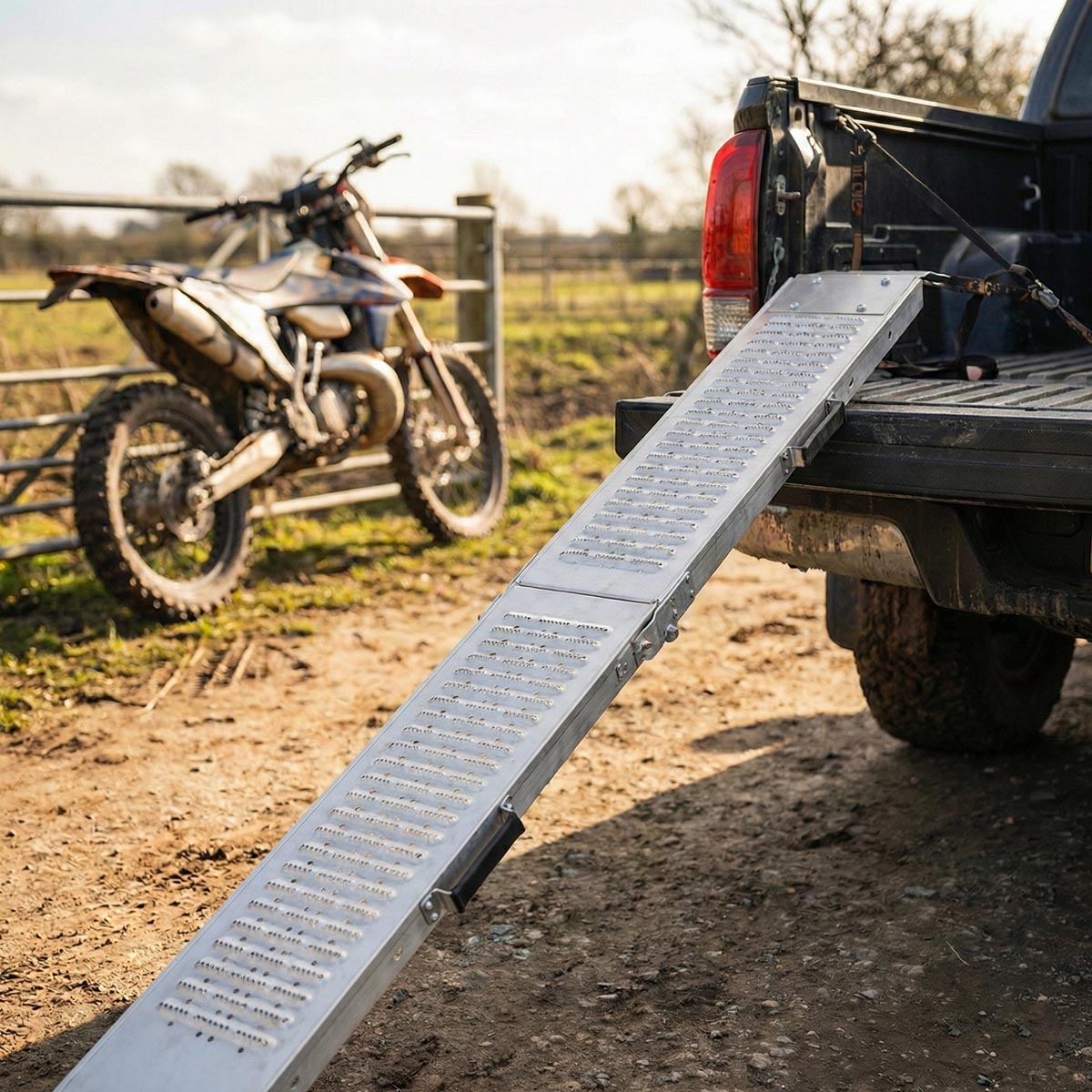 Fornorth Car Ramp Foldable 89x26x11cm 200kg
