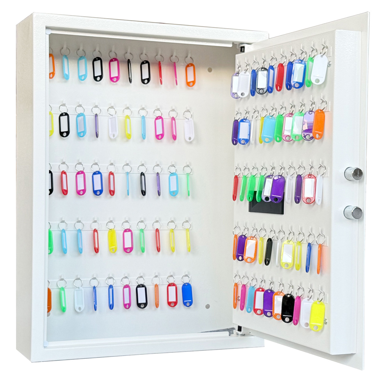 Boîte à clés avec code Trekker Combination Lock Box 100, blanc, avec serrure numérique