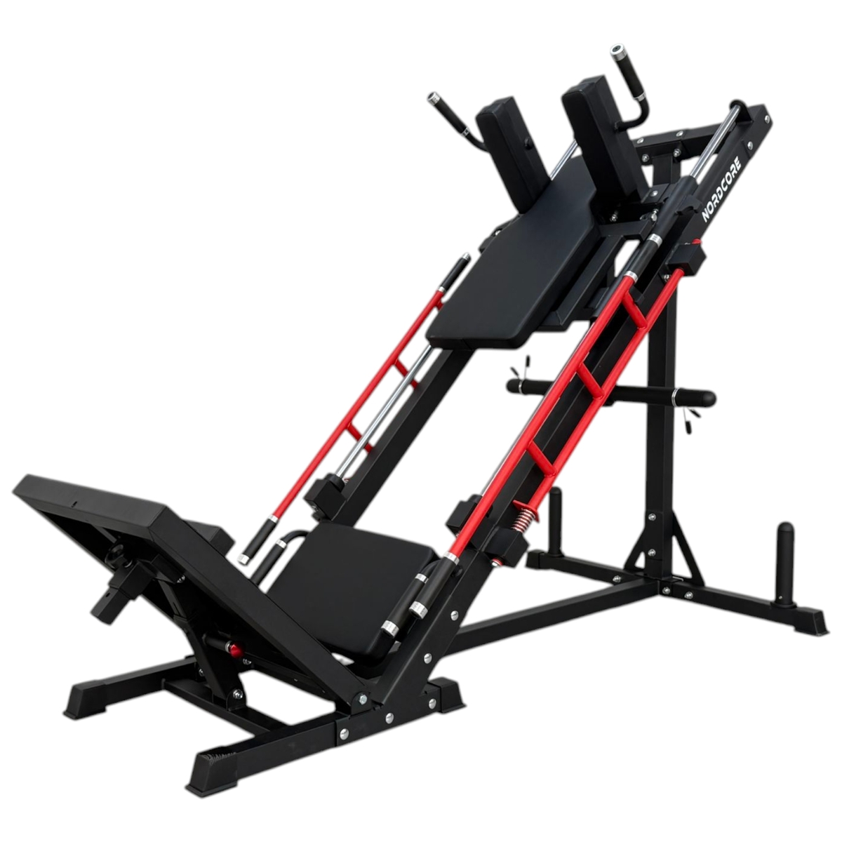 Nordcore 3-IN-1 Hack Squat/Leg Press/Kuitspier Machine
