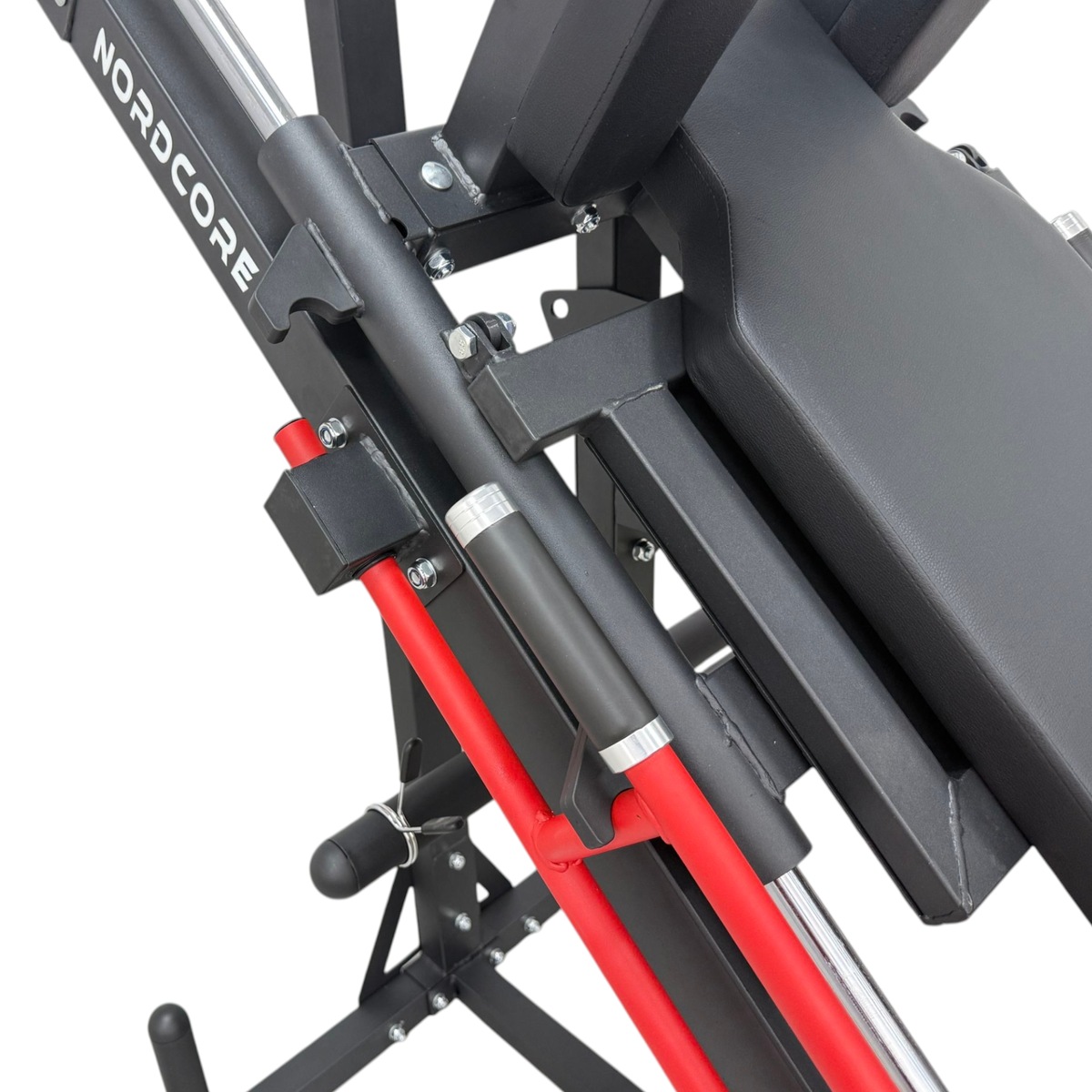 Nordcore 3-IN-1 Hack Squat/Leg Press/Kuitspier Machine
