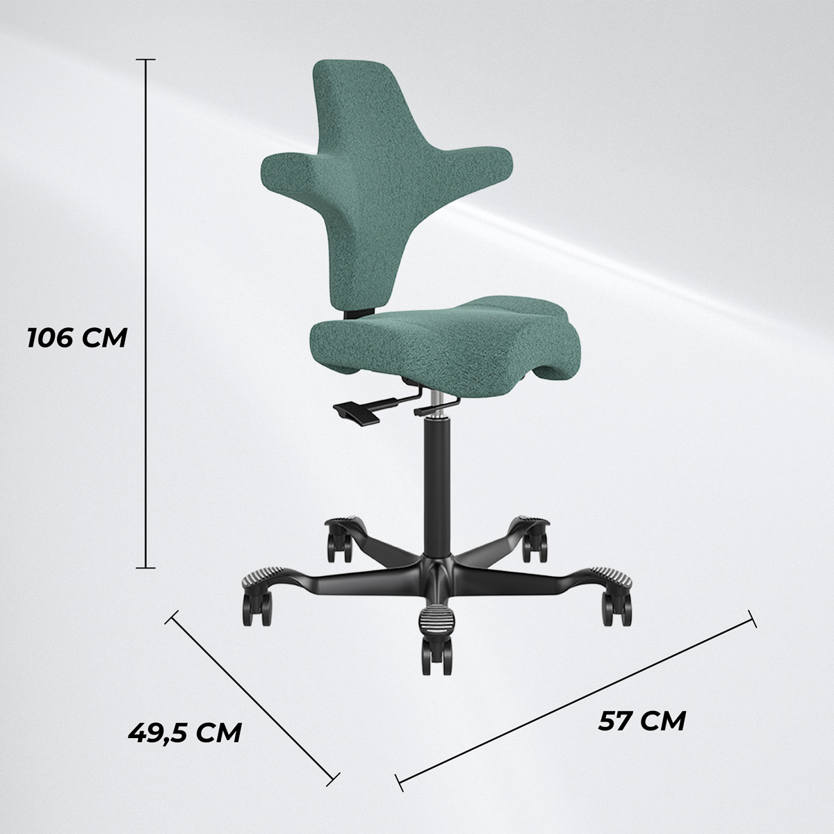 Lykke Ergonomic Office Chair Comfort, Green