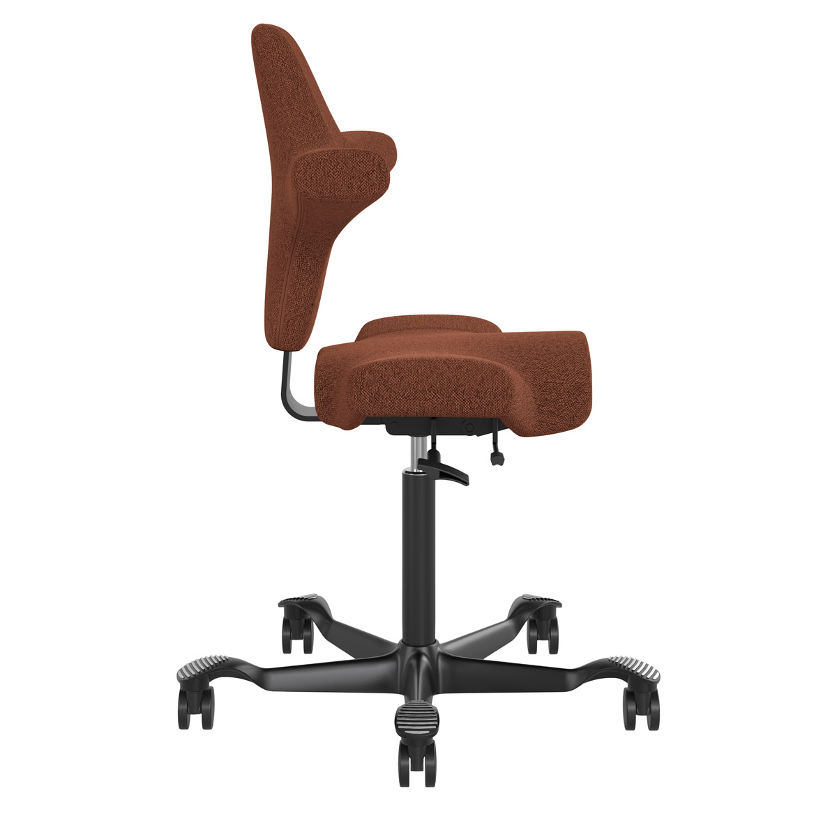 Lykke Ergonomisk Kontorsstol Comfort, Orange