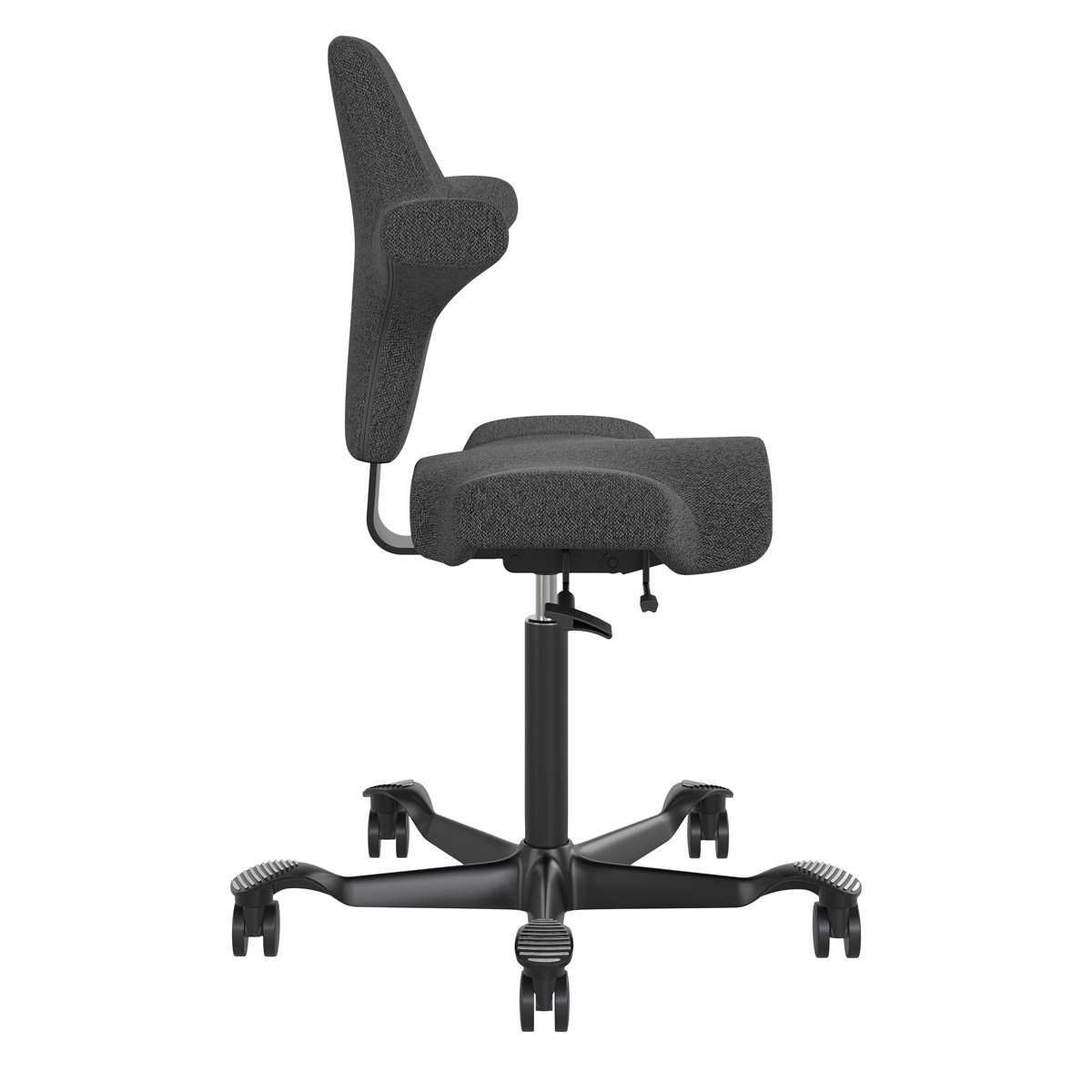 Lykke Ergonomischer Bürostuhl Comfort, Dunkelgrau