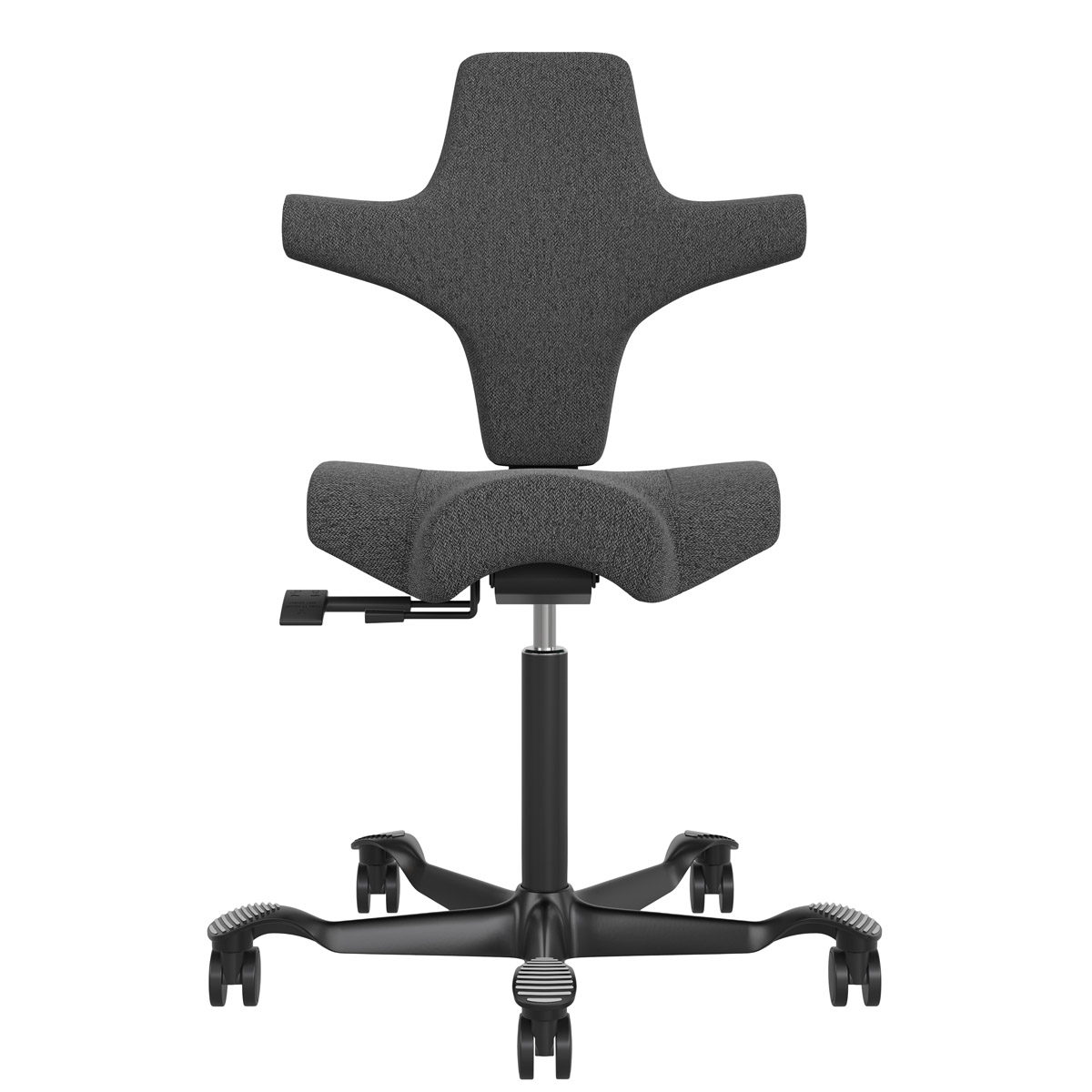 Lykke Ergonomisk Kontorsstol Comfort, Mörkgrå