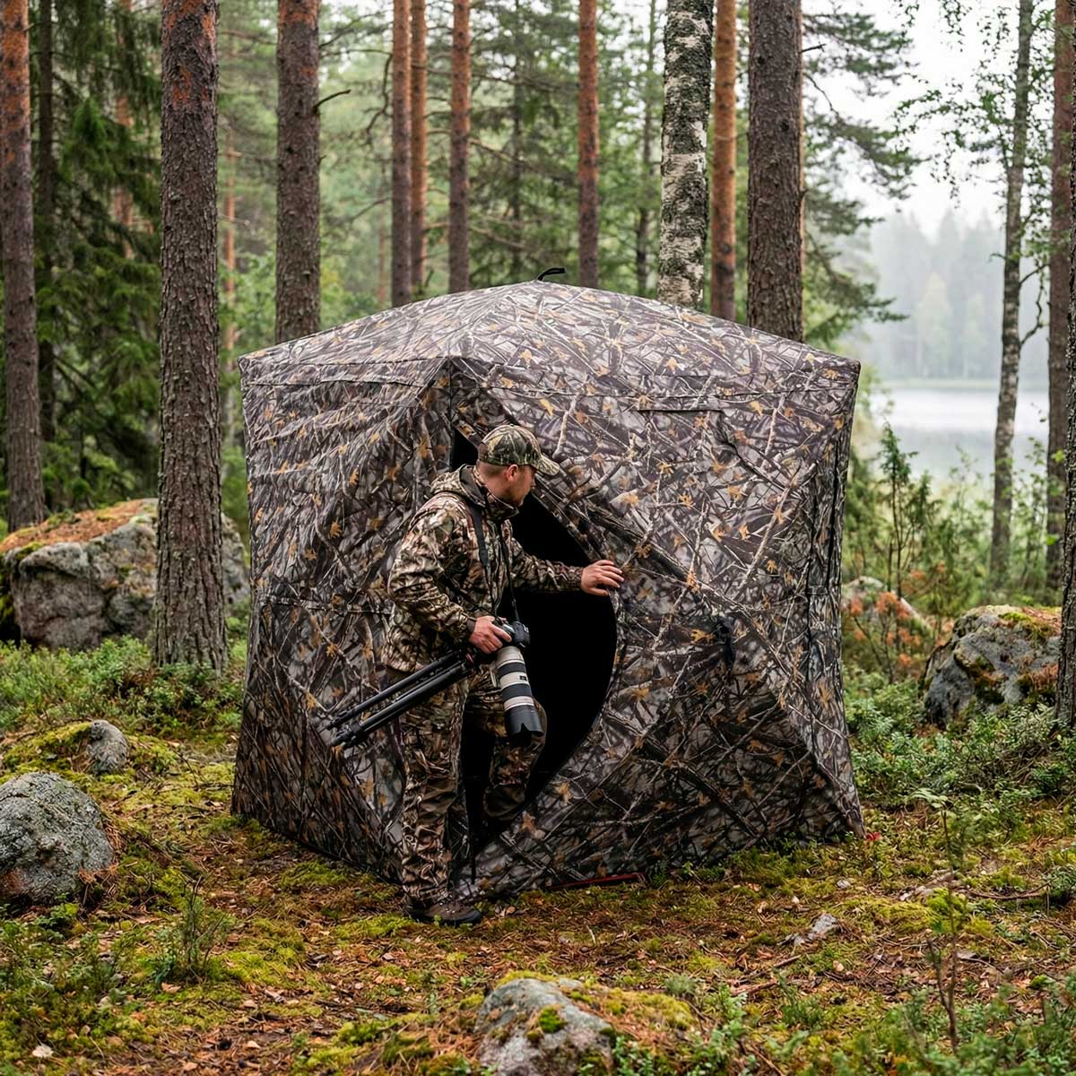 Trekker Jagdzelt Transparent 180x180x200cm