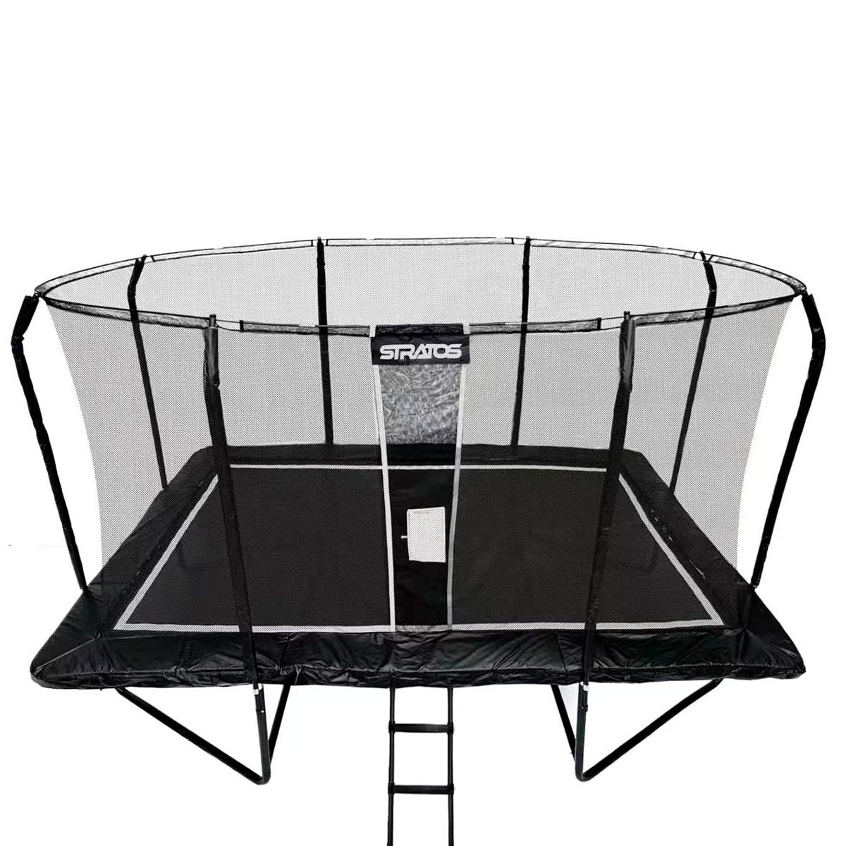 Stratos Taisnstūra Batuts 277x477 cm Premium Black Line