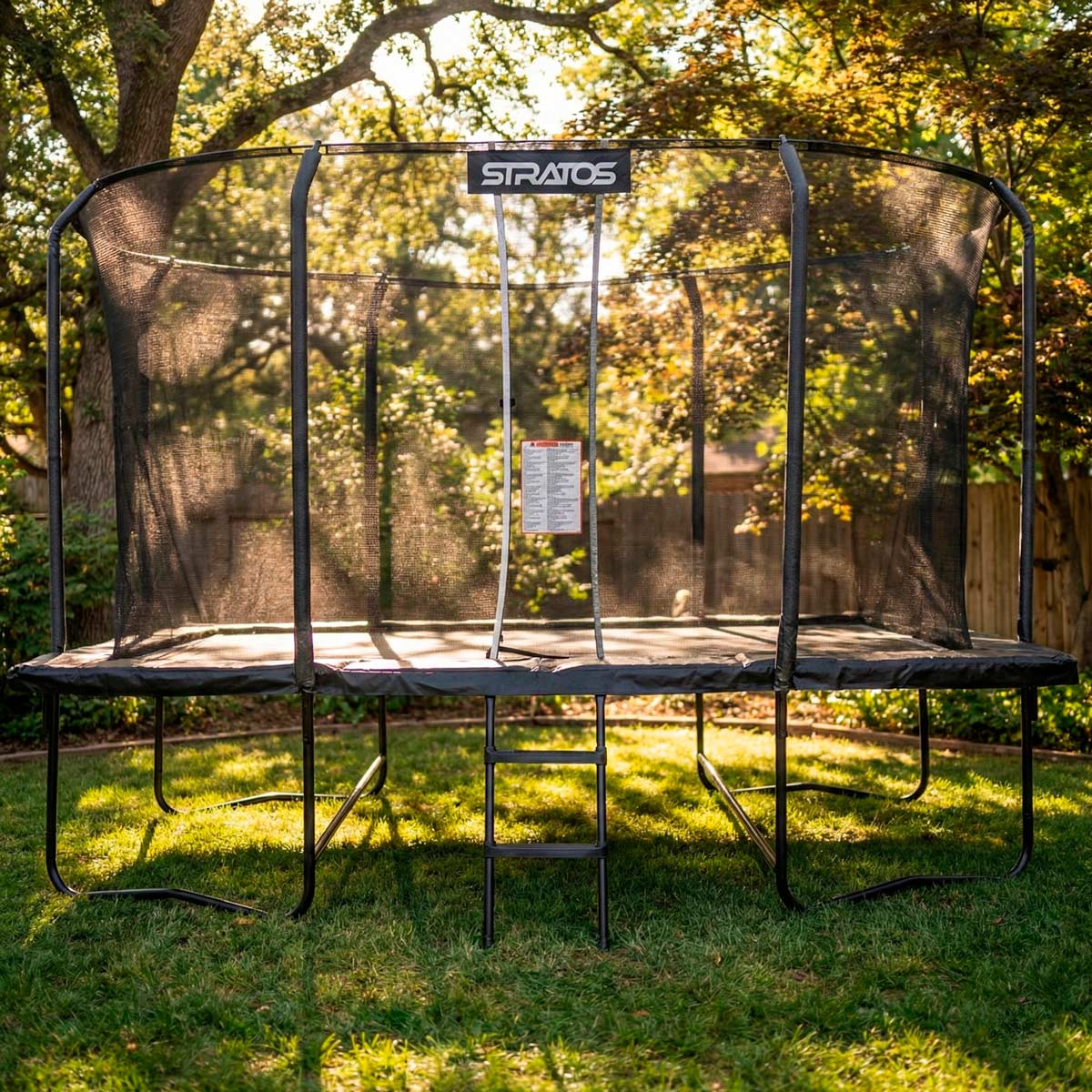 Stratos Rectangle Trampoline 275x427 cm Premium Black Line