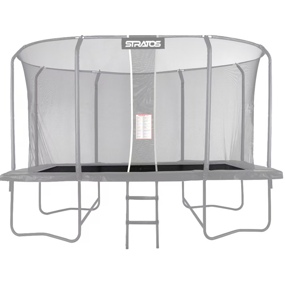 Rektangulär Studsmatta matta Stratos 277x477 cm Premium Black Line