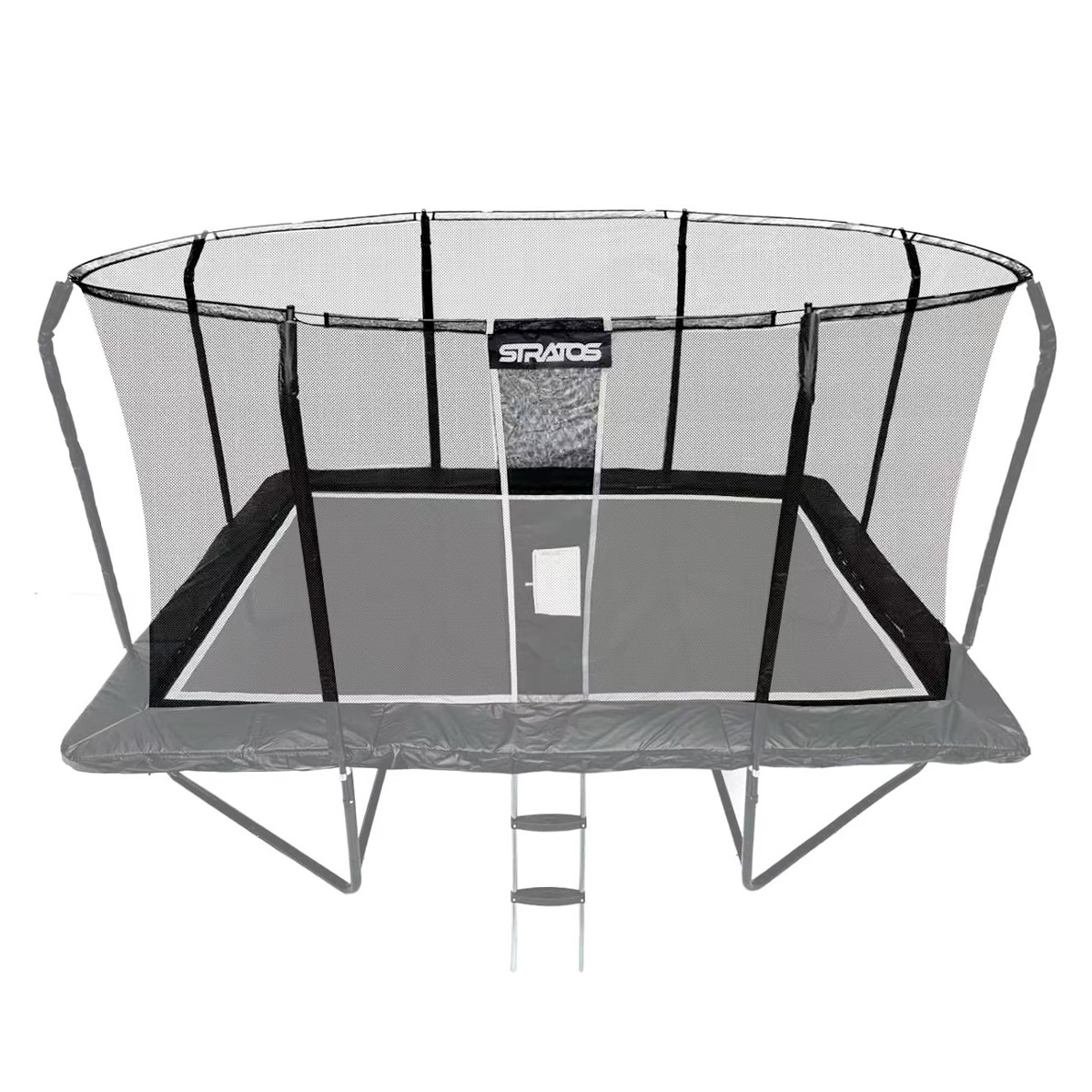 Stratos Rectangle Trampolina Safety Net 277x477 cm Premium Black Line
