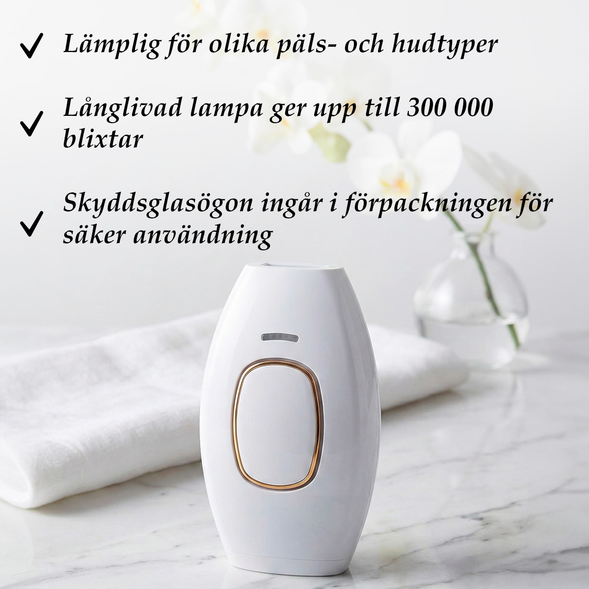 Lykke IPL hårborttagningsapparat Pro