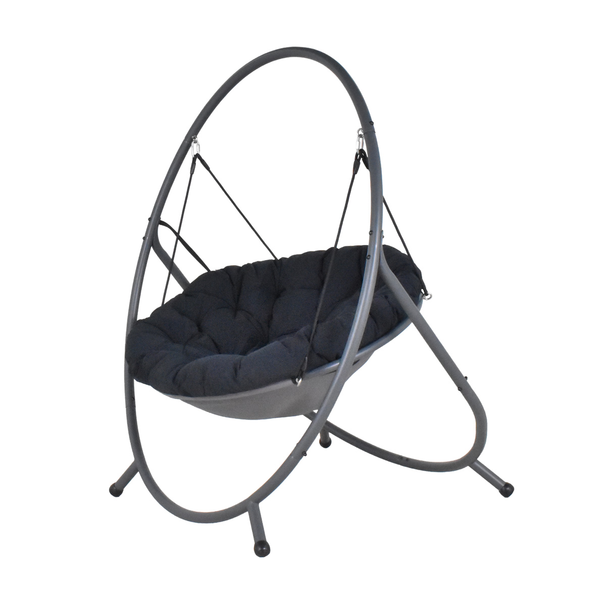 Lykke Hanging Egg Chair Comfort, Black