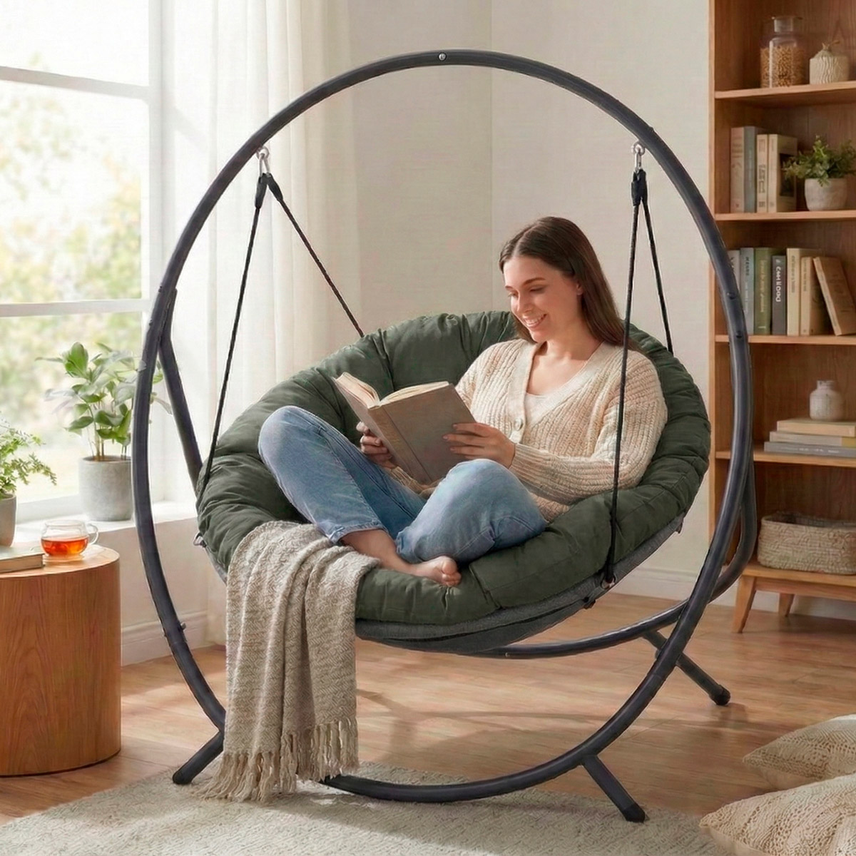 Lykke Hängesessel Comfort, Grün