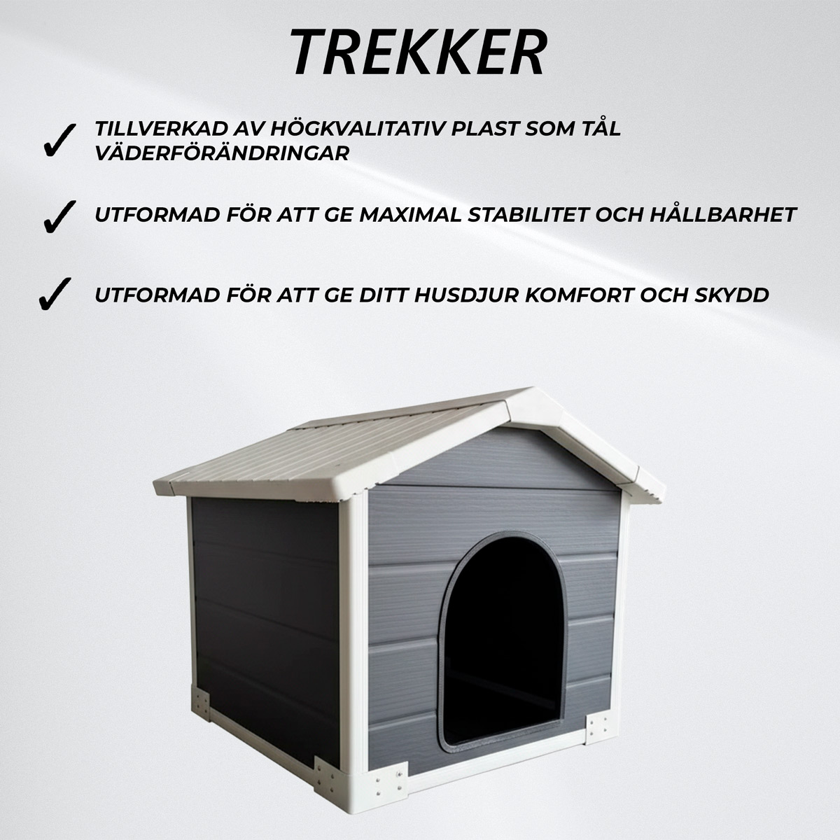 Trekker Hundkoja 94x92x81cm